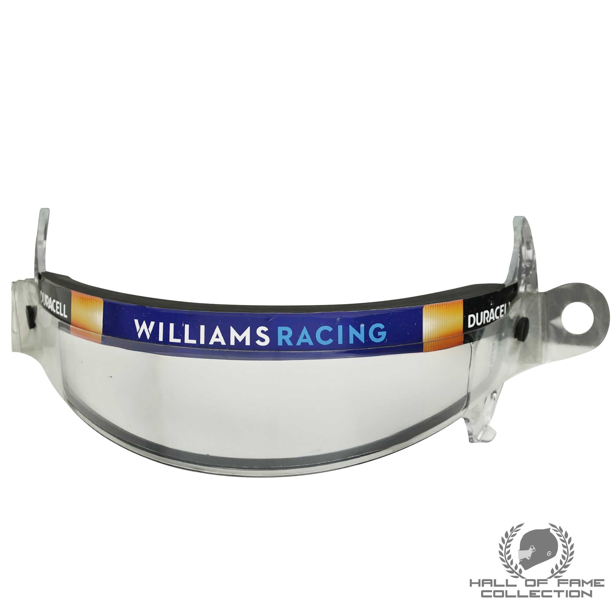 2023 Alex Albon Visor Used Williams Racing F1 Visor
