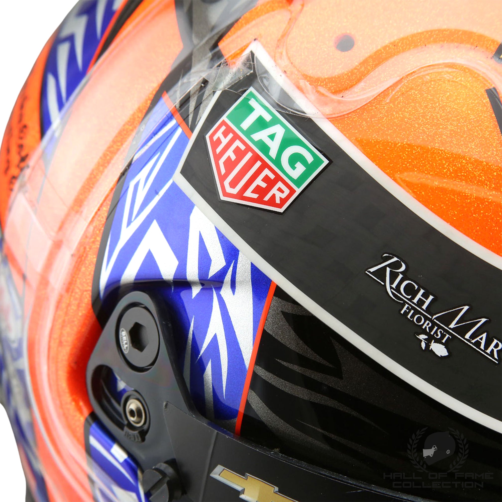 2023 Alexander Rossi Signed Race Used McLaren IndyCar Helmet