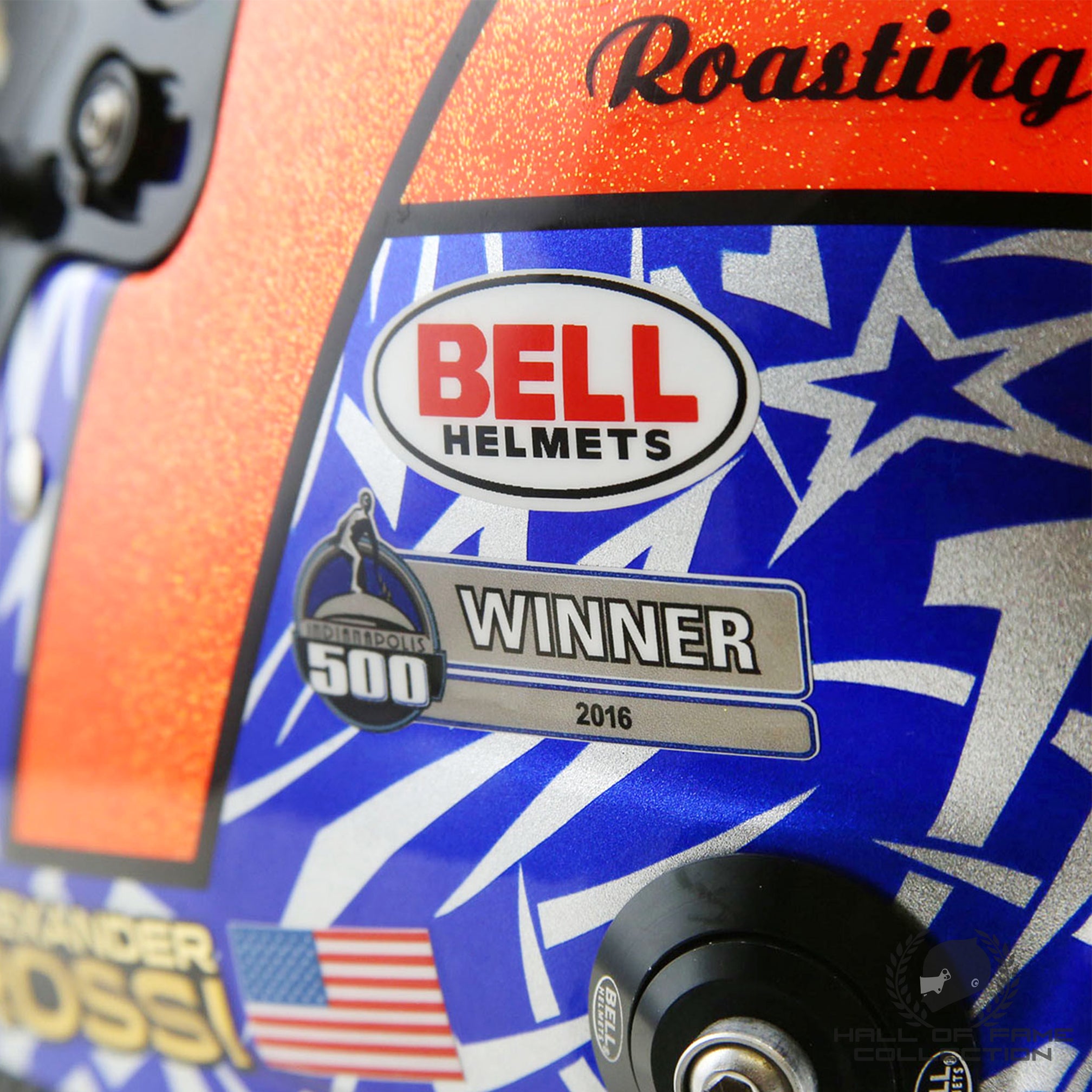 2023 Alexander Rossi Signed Race Used McLaren IndyCar Helmet