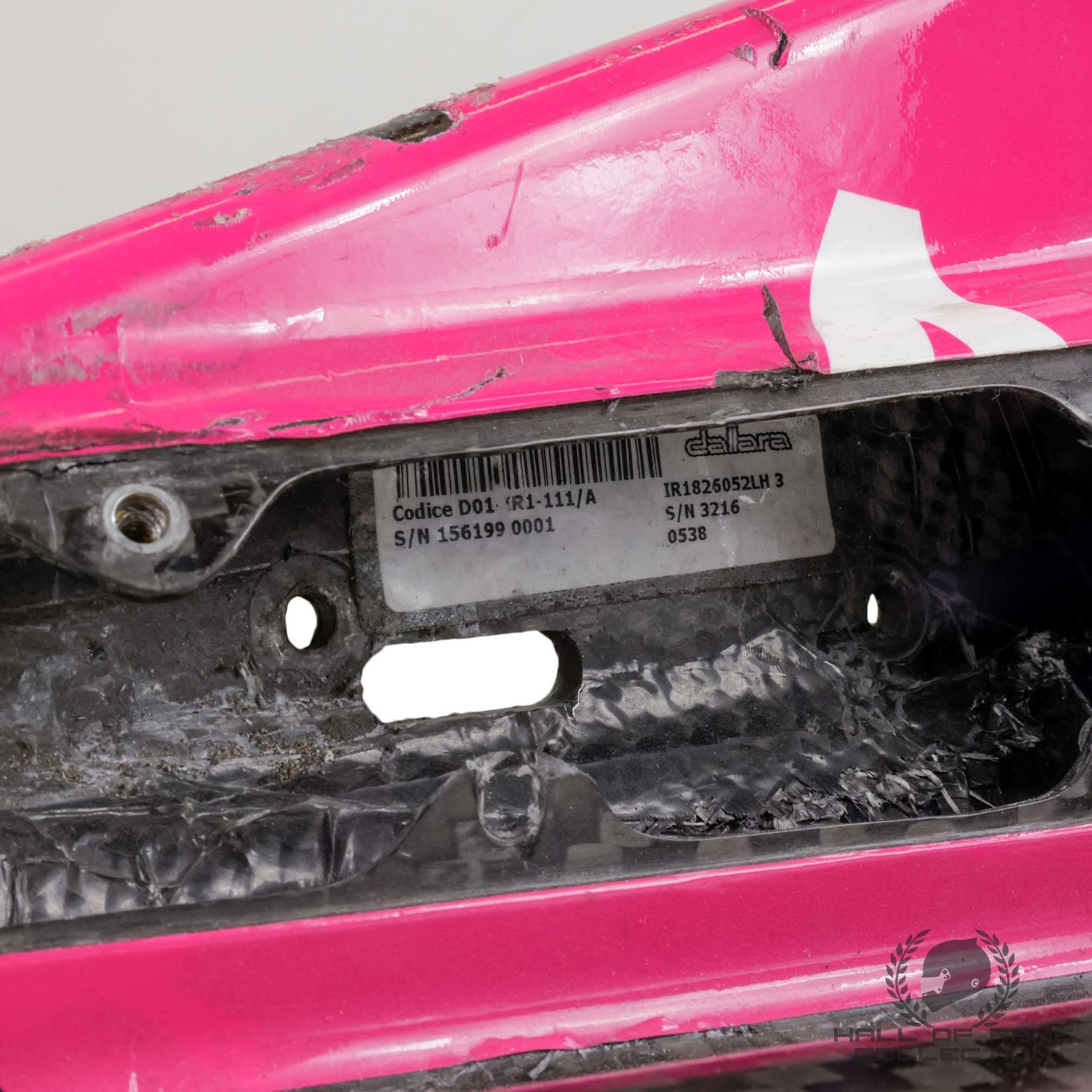 2023 Helio Castroneves Used Meyer Shank Racing IndyCar Front Wing End Plate