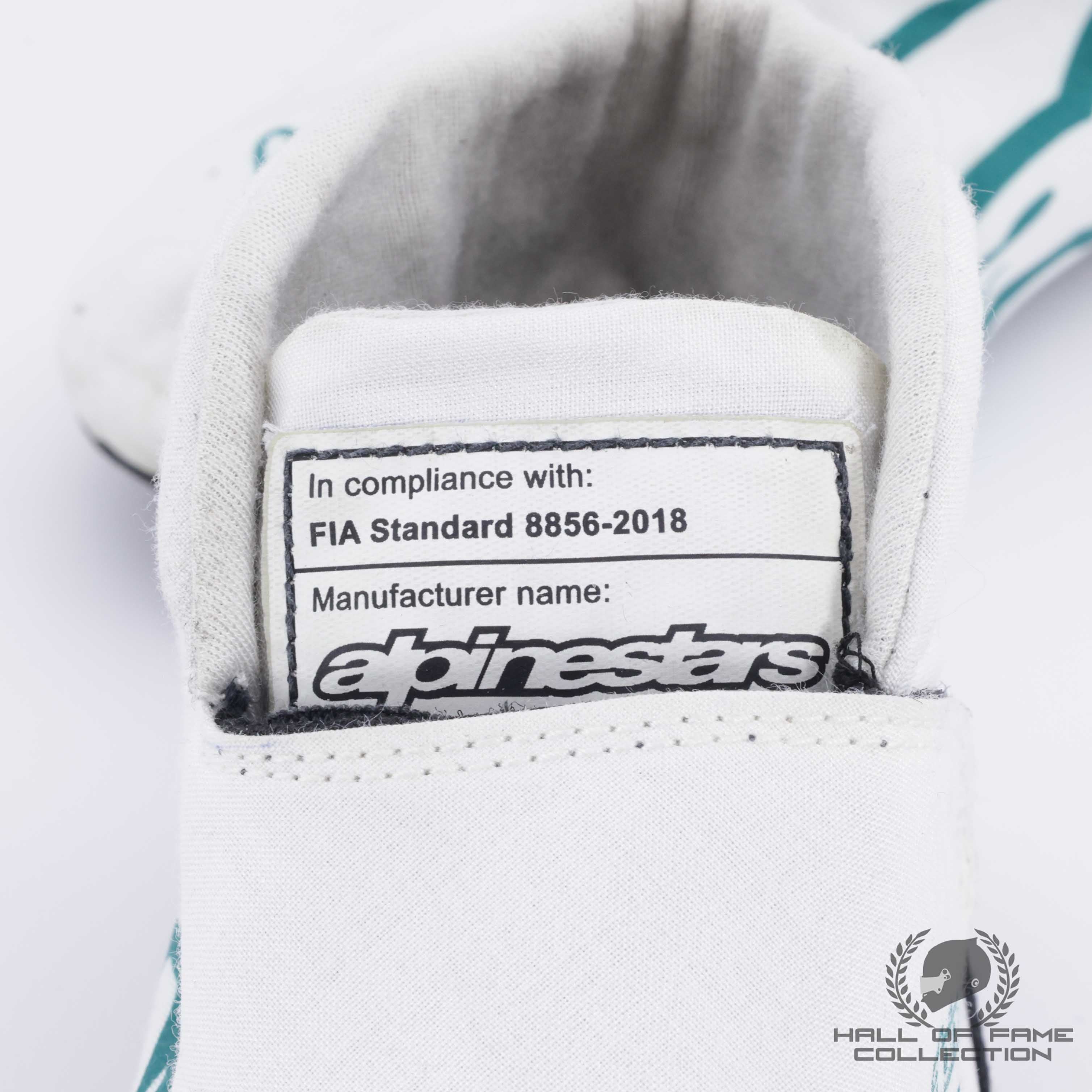 2023 Lance Stroll Race Used Aston Martin F1 Boots