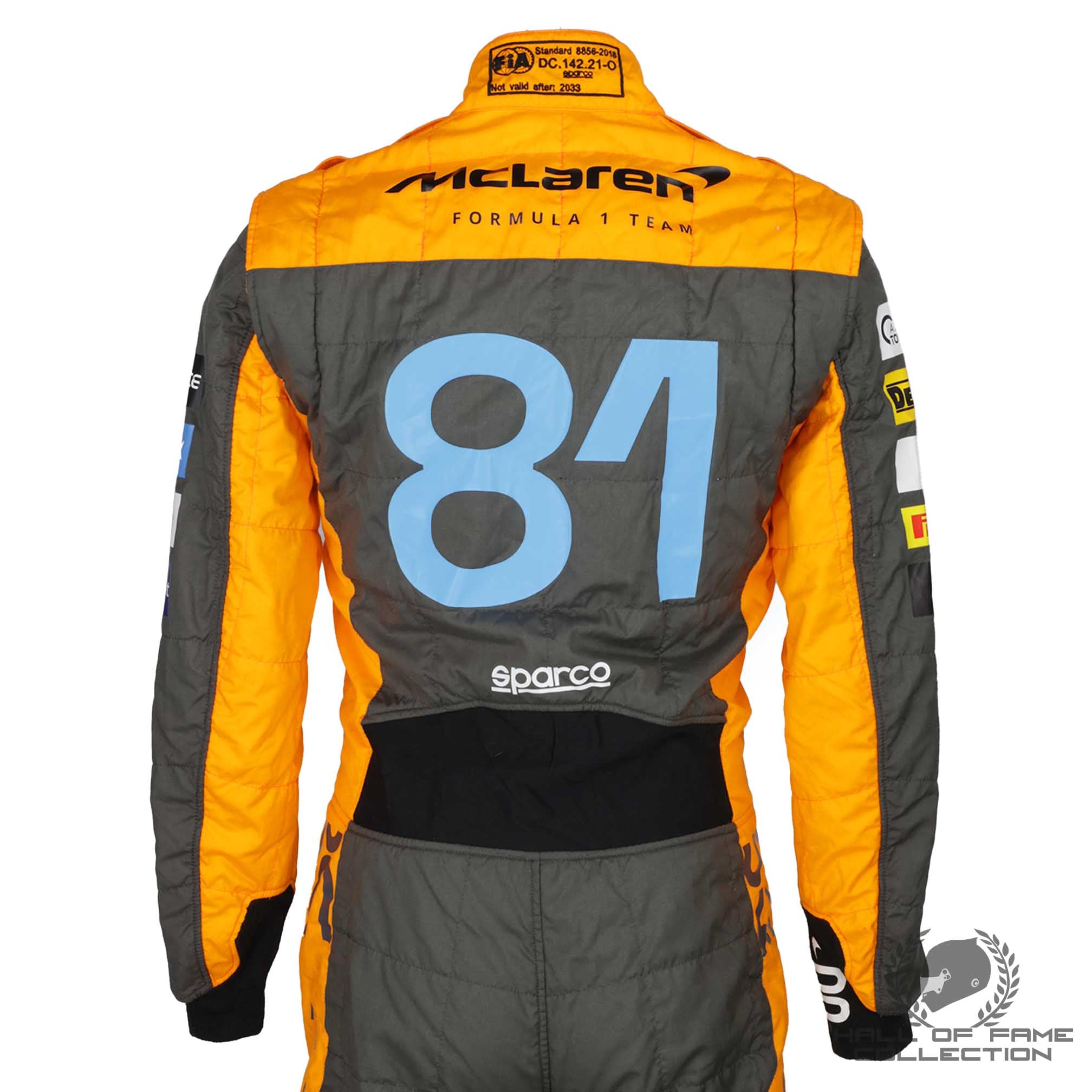 2023 Oscar Piastri Signed Rookie Year McLaren F1 Worn Suit