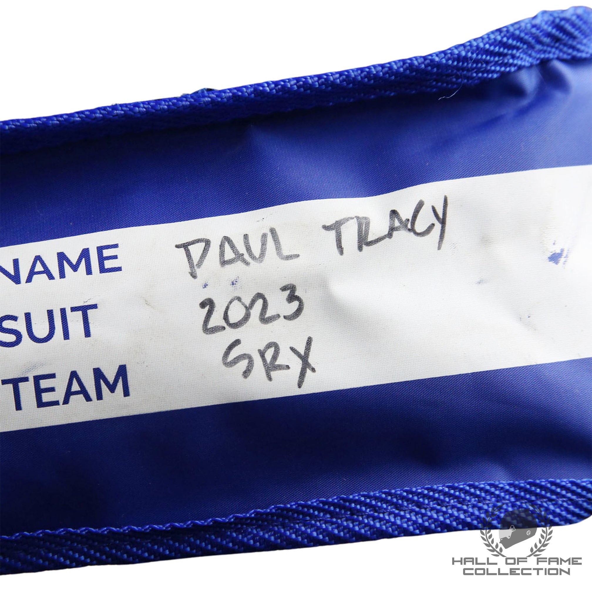 2023 Paul Tracy Race Used SRX Suit