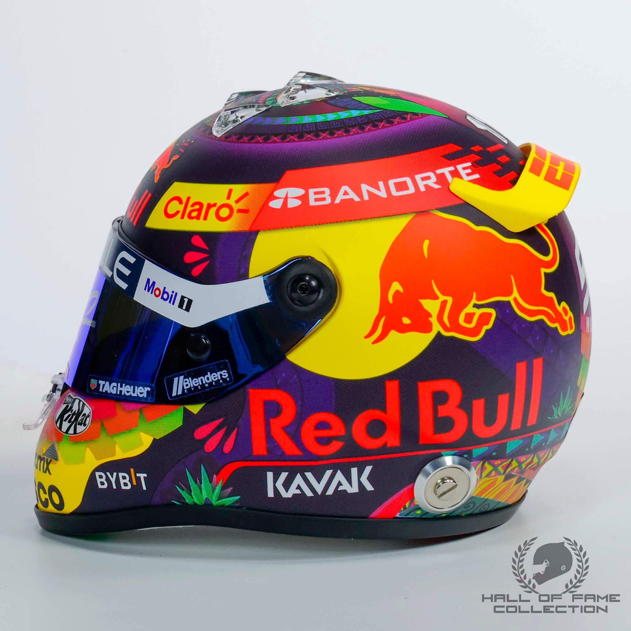 2023 Sergio Perez Signed Mexico GP Red Bull Racing 1:2 Scale F1 Helmet
