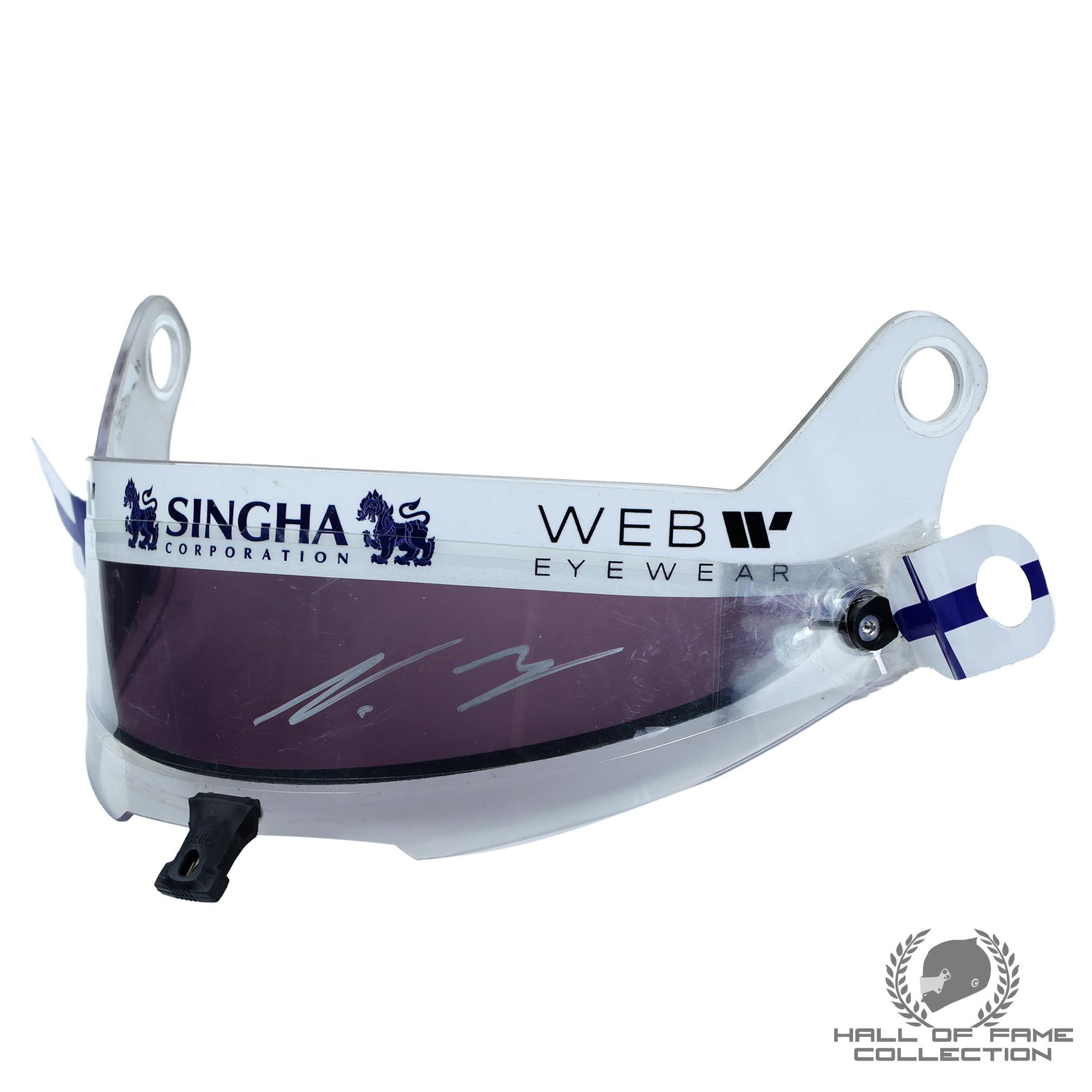 2023 Valtteri Bottas Signed Used Alfa Romeo F1 Visor