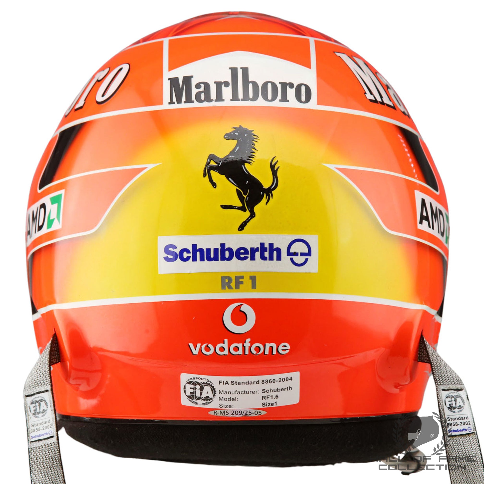 2005 Michael Schumacher Race Used Imola Scuderia Ferrari F1 Helmet