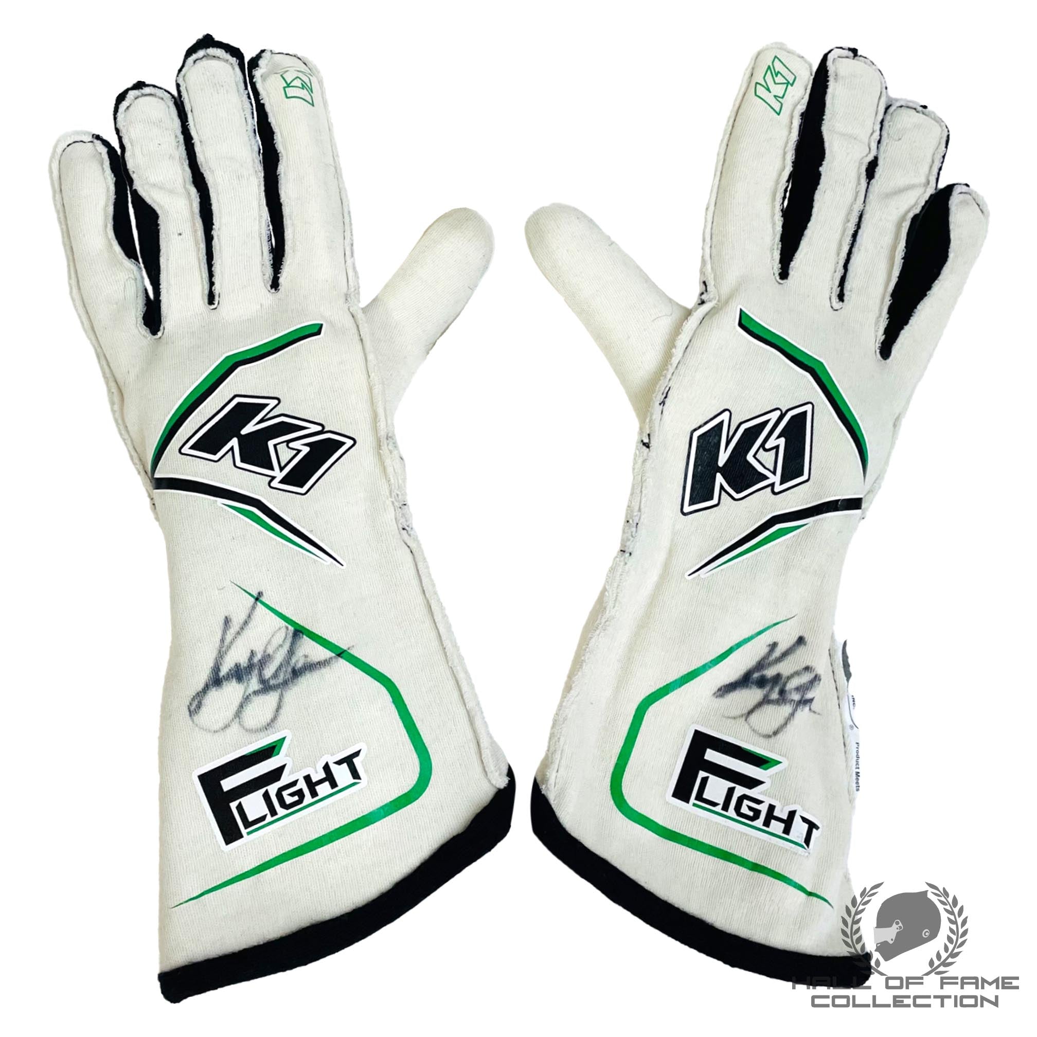 2024 Kyle Larson Signed K1 IndyCar Gloves