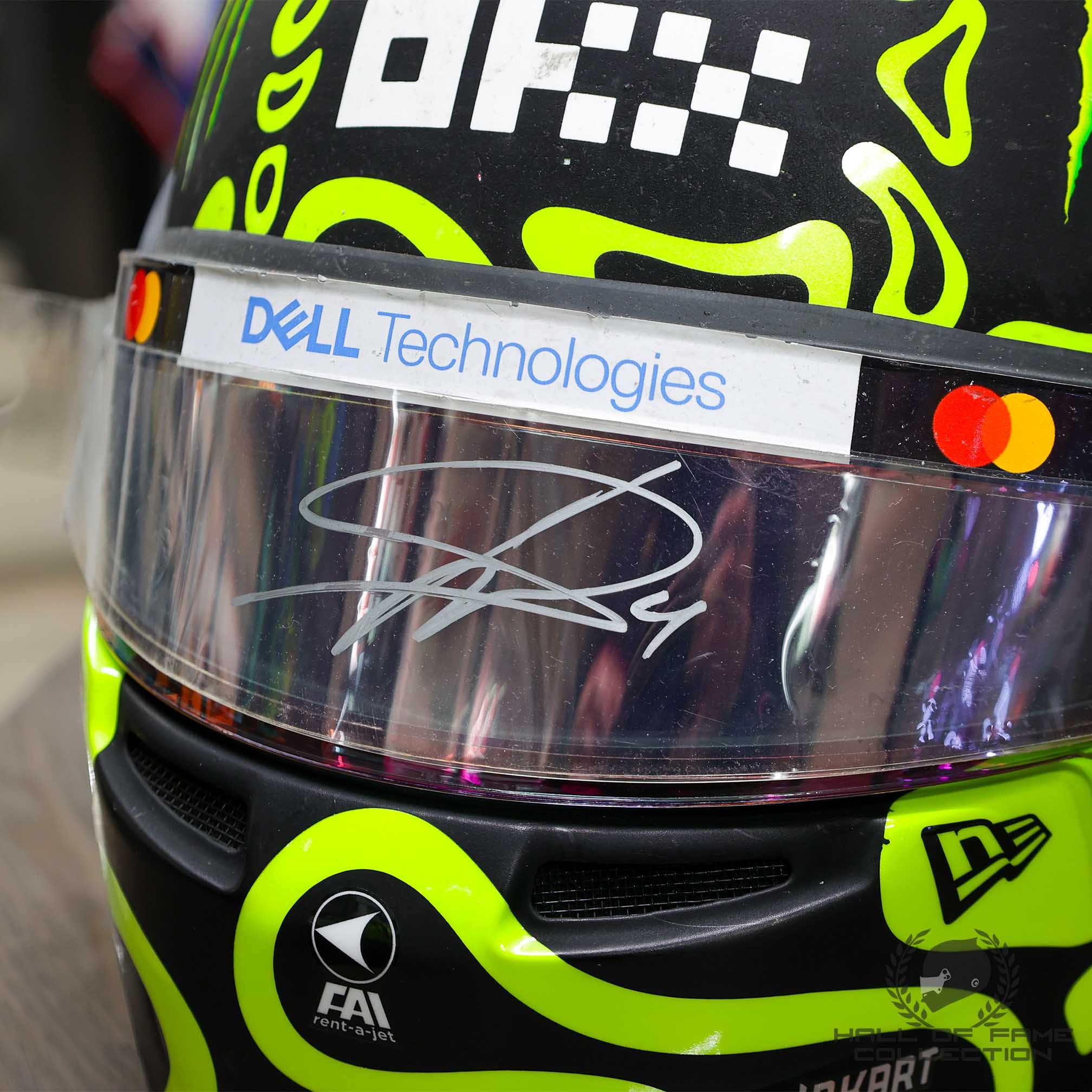 2024 Lando Norris Qatar Grand Prix Signed Race Used McLaren F1 Helmet