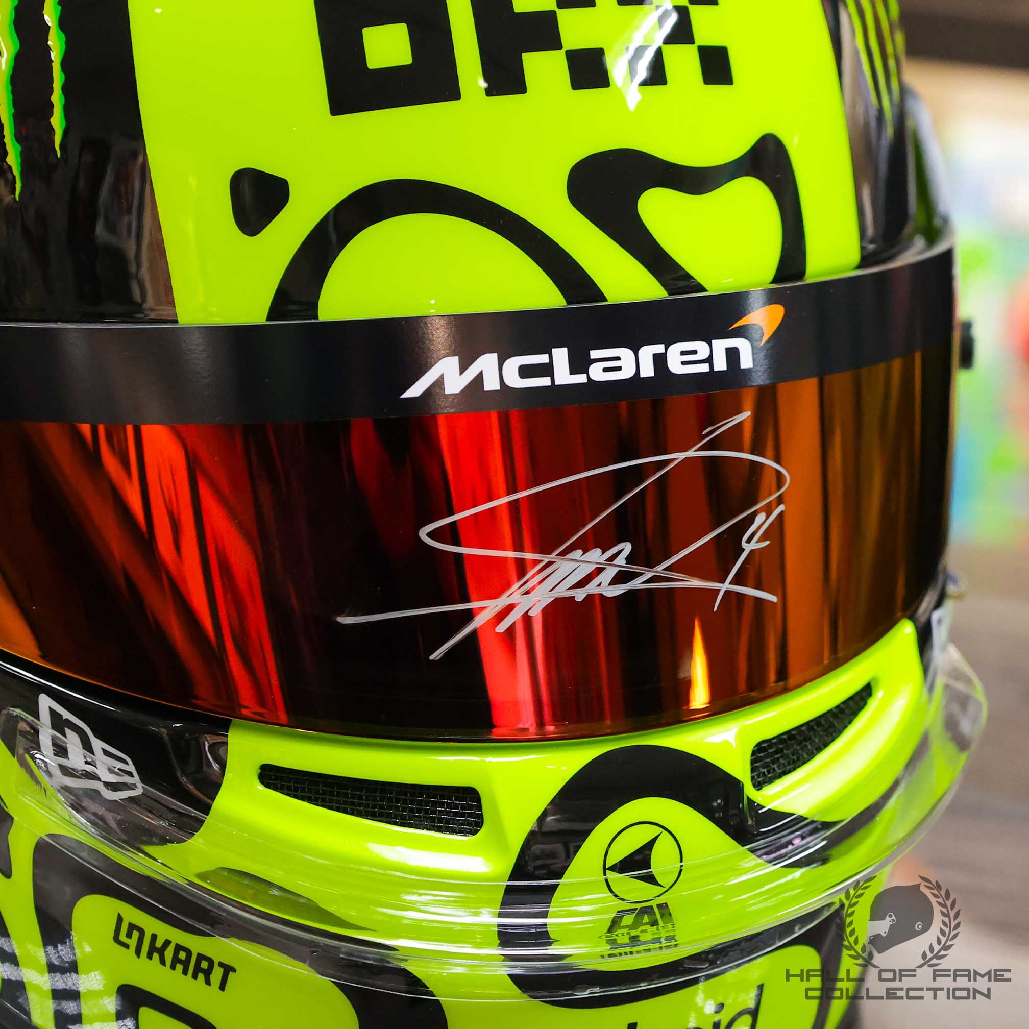 2024 Lando Norris Signed Official Replica McLaren F1 Helmet