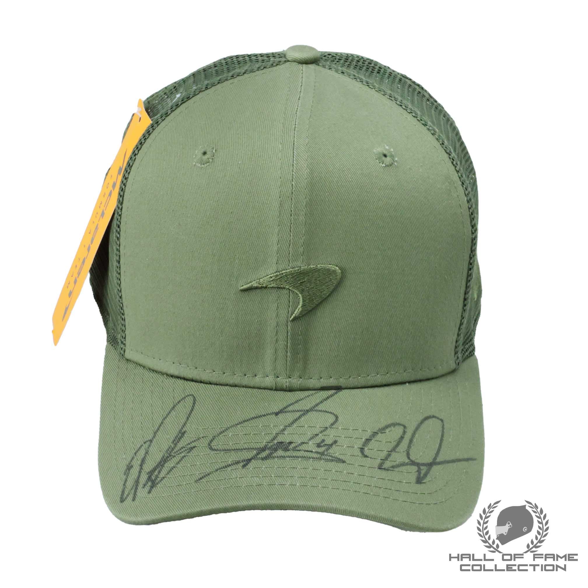 2024 Lando Norris, Oscar Piastri & Zak Brown Signed 2024 Constructor Champions McLaren F1 Hat