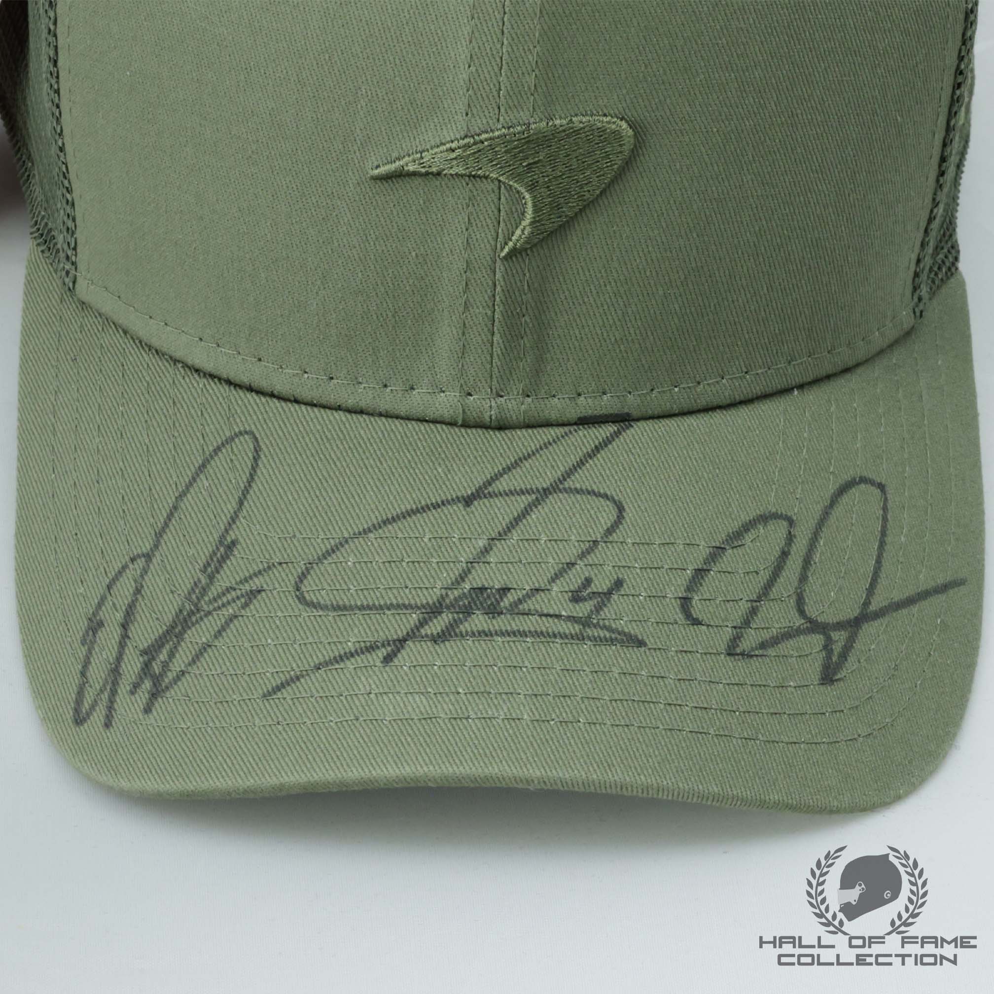2024 Lando Norris, Oscar Piastri & Zak Brown Signed 2024 Constructor Champions McLaren F1 Hat