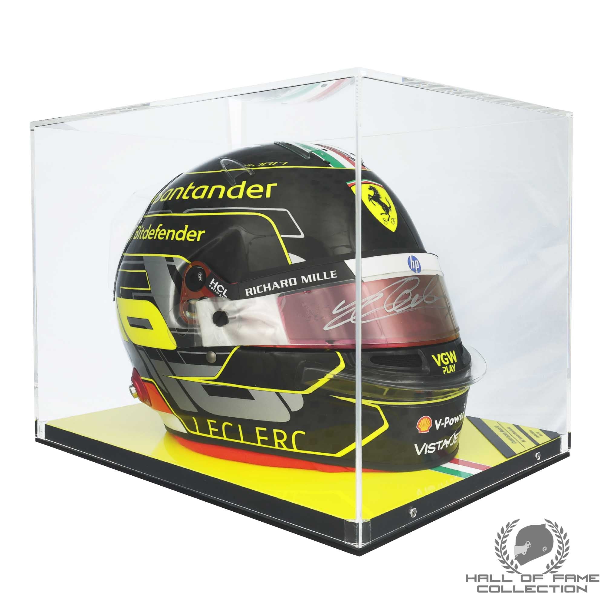 2024 Charles Leclerc Signed Scuderia Ferrari Replica Monza Limited Edition 8/15 F1 Helmet