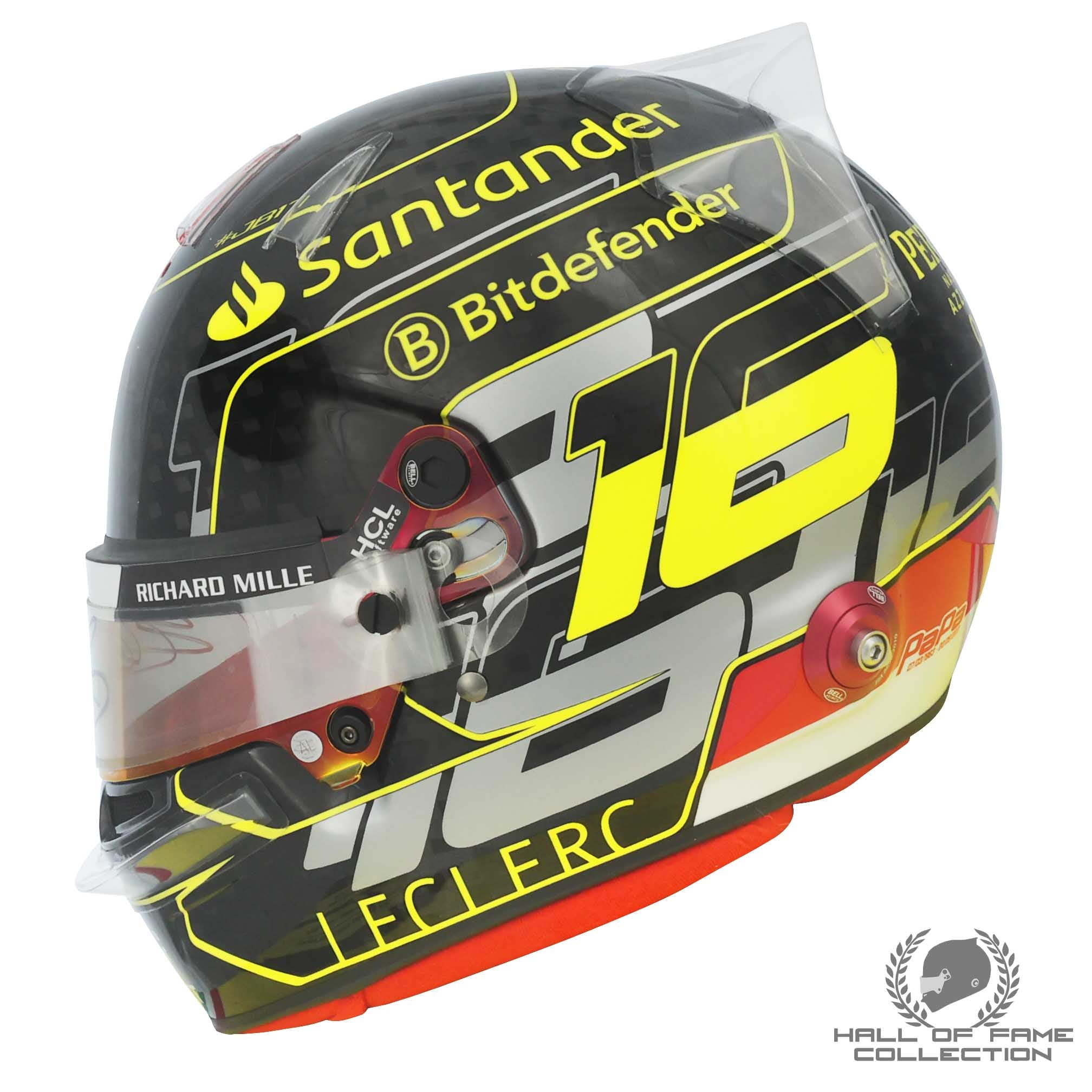 2024 Charles Leclerc Signed Scuderia Ferrari Replica Monza Limited Edition 8/15 F1 Helmet