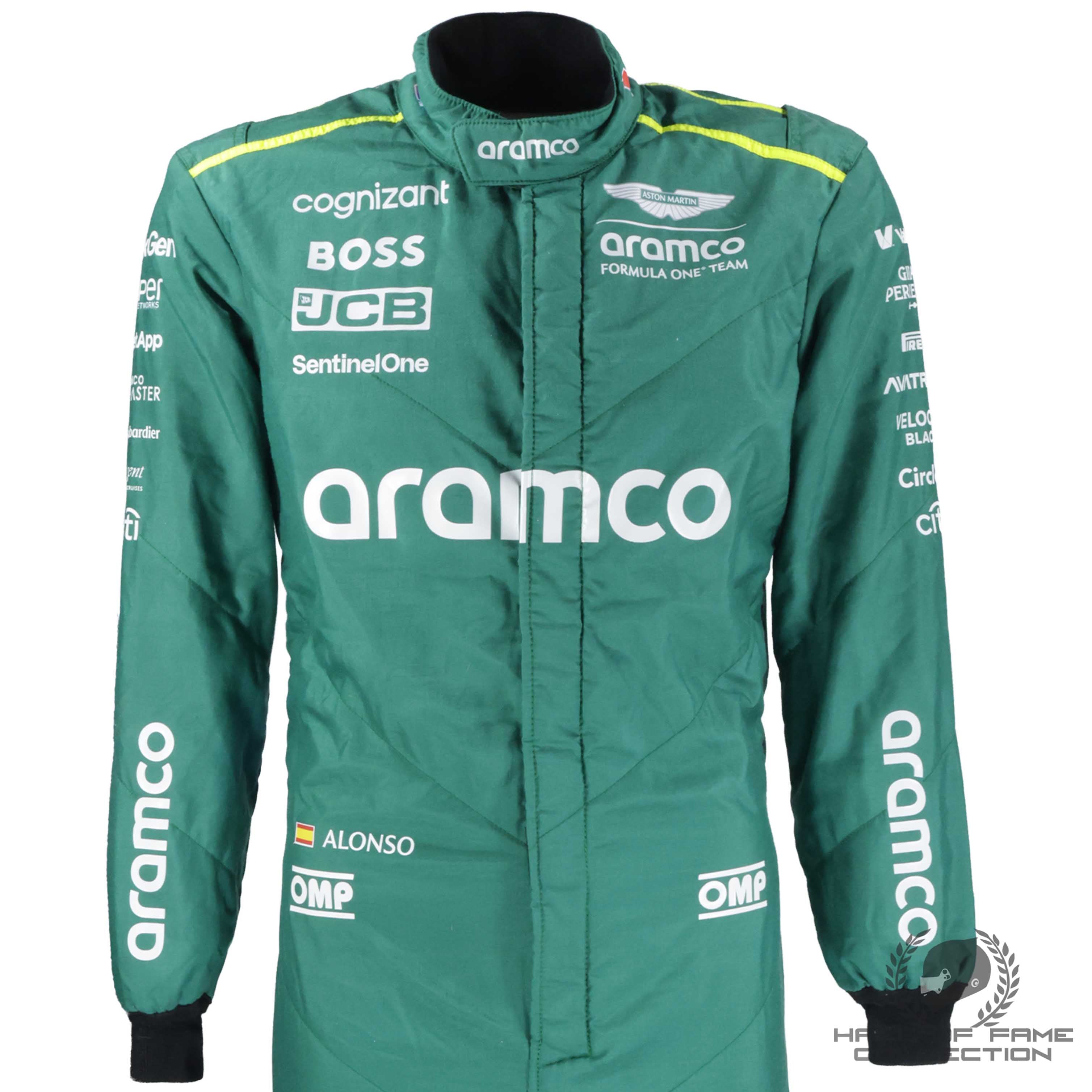 2024 Fernando Alonso Race Used Aston Martin F1 Suit