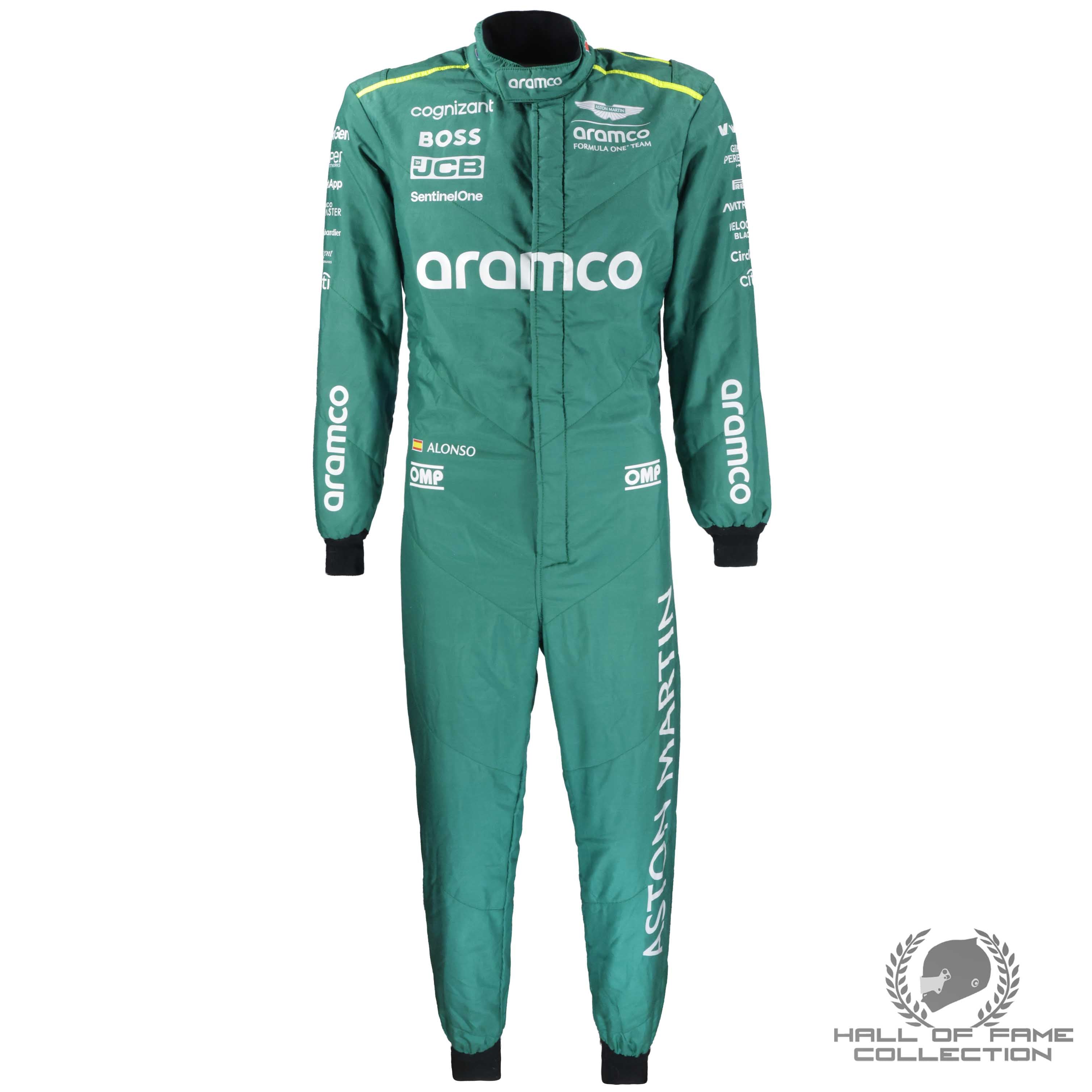 2024 Fernando Alonso Race Used Aston Martin F1 Suit