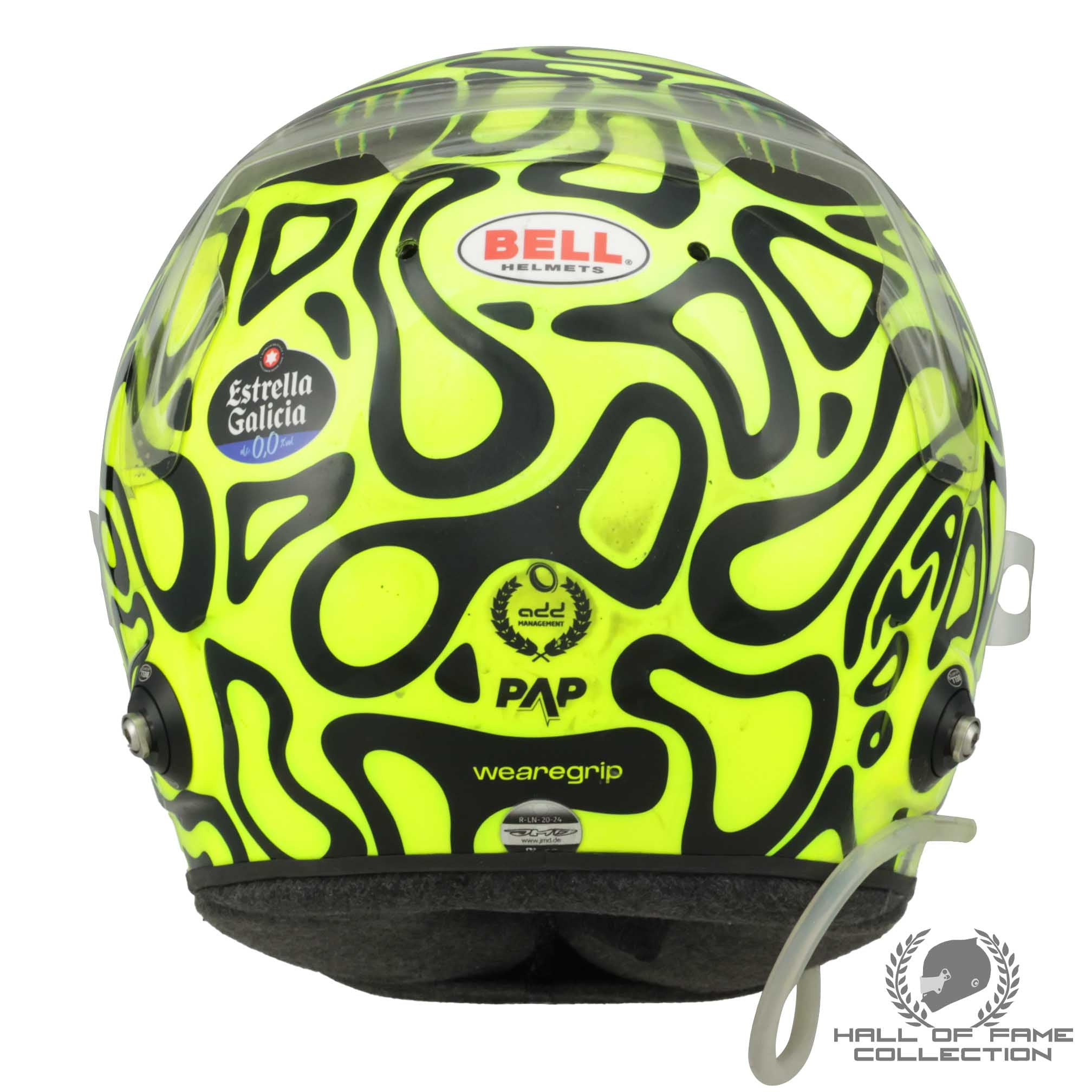 2024 Lando Norris Triple Podium Signed Race Used McLaren F1 Helmet