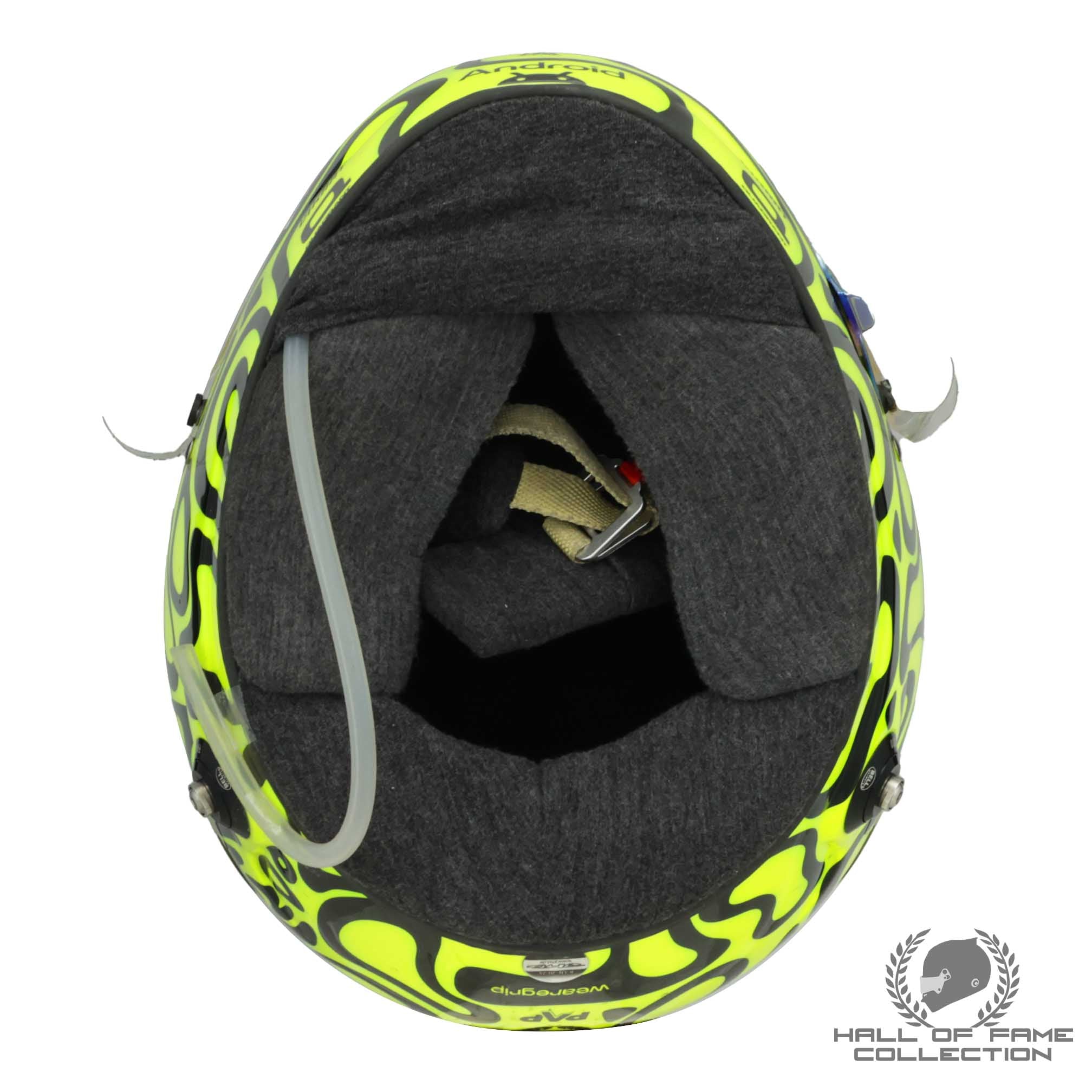 2024 Lando Norris Triple Podium Signed Race Used McLaren F1 Helmet