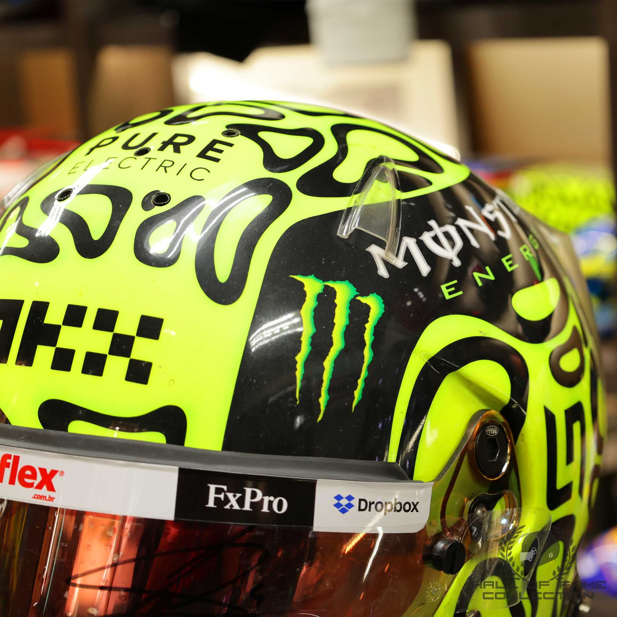 2024 Lando Norris Triple Podium Signed Race Used McLaren F1 Helmet