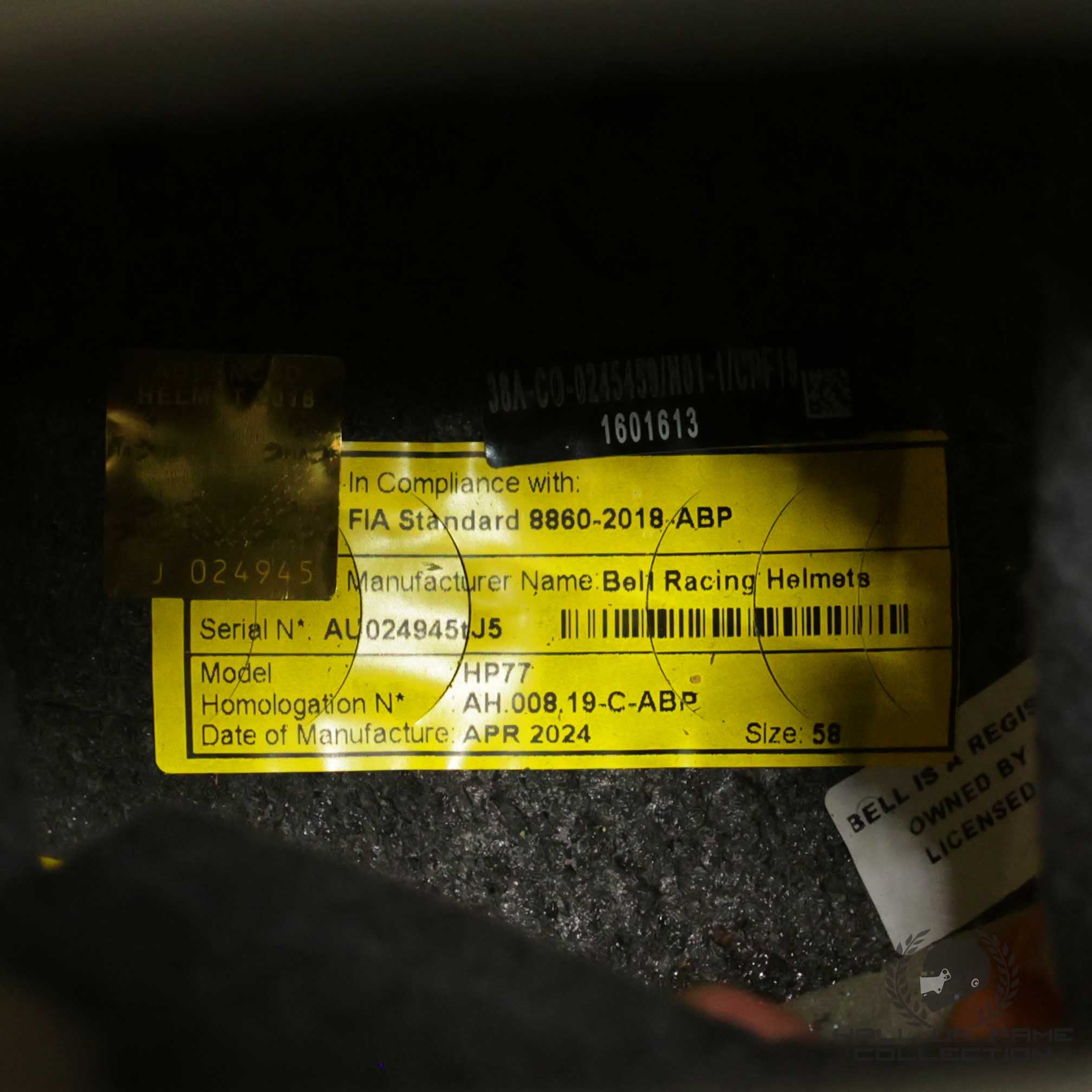 2024 Lando Norris Triple Podium Signed Race Used McLaren F1 Helmet