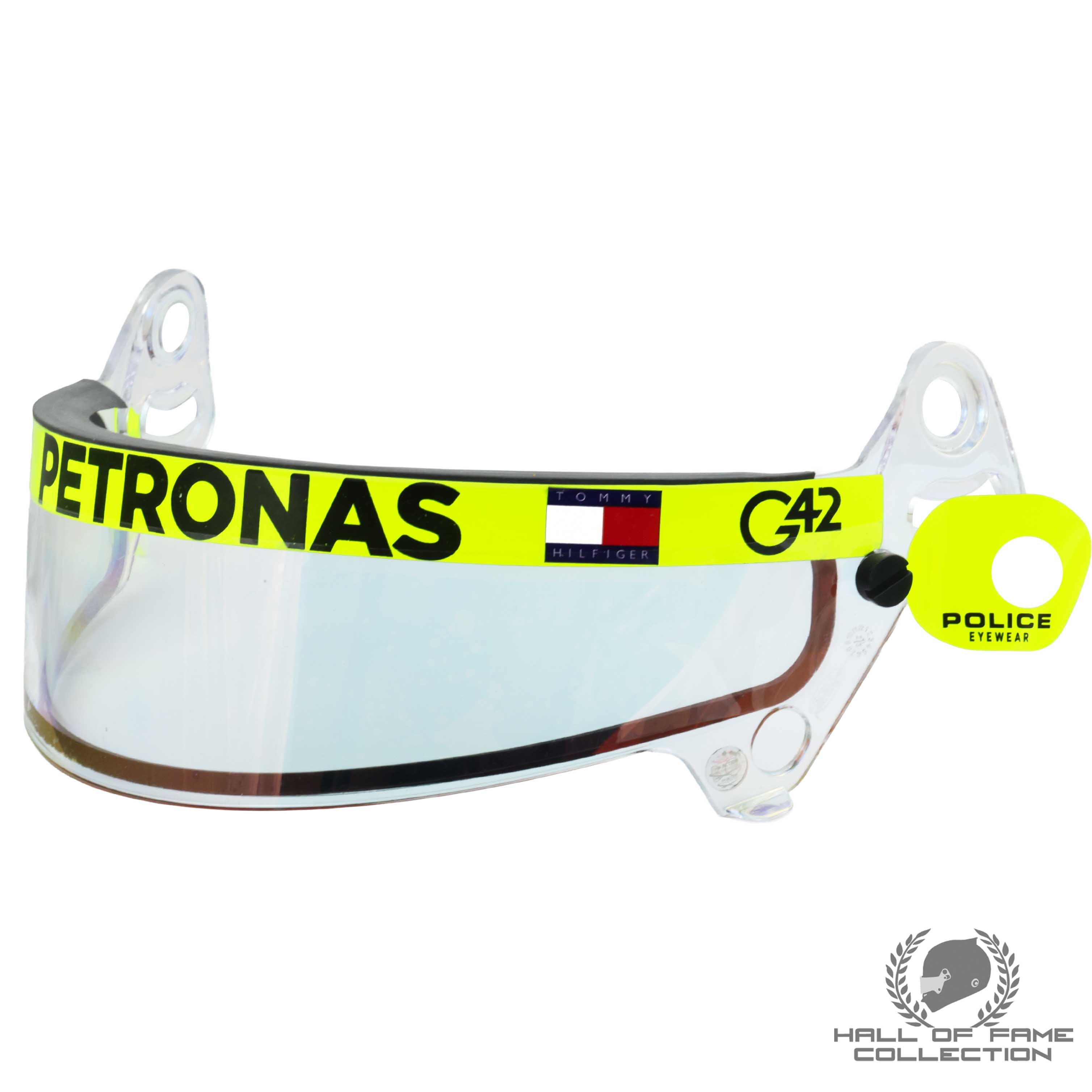 2024 Lewis Hamilton Race Used Merc F1 Visor