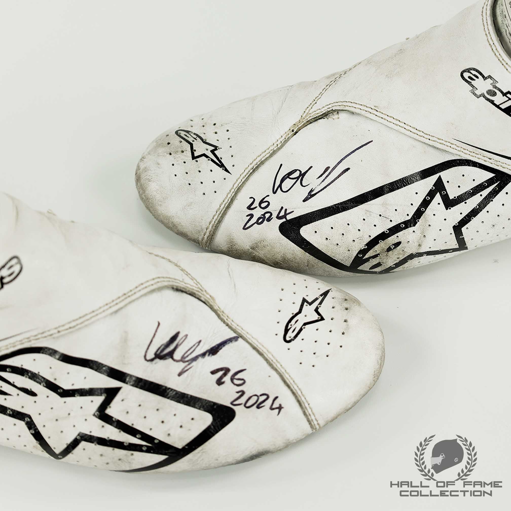 2024 Louis Foster Signed Race Used Andretti Global Indy NXT Boots