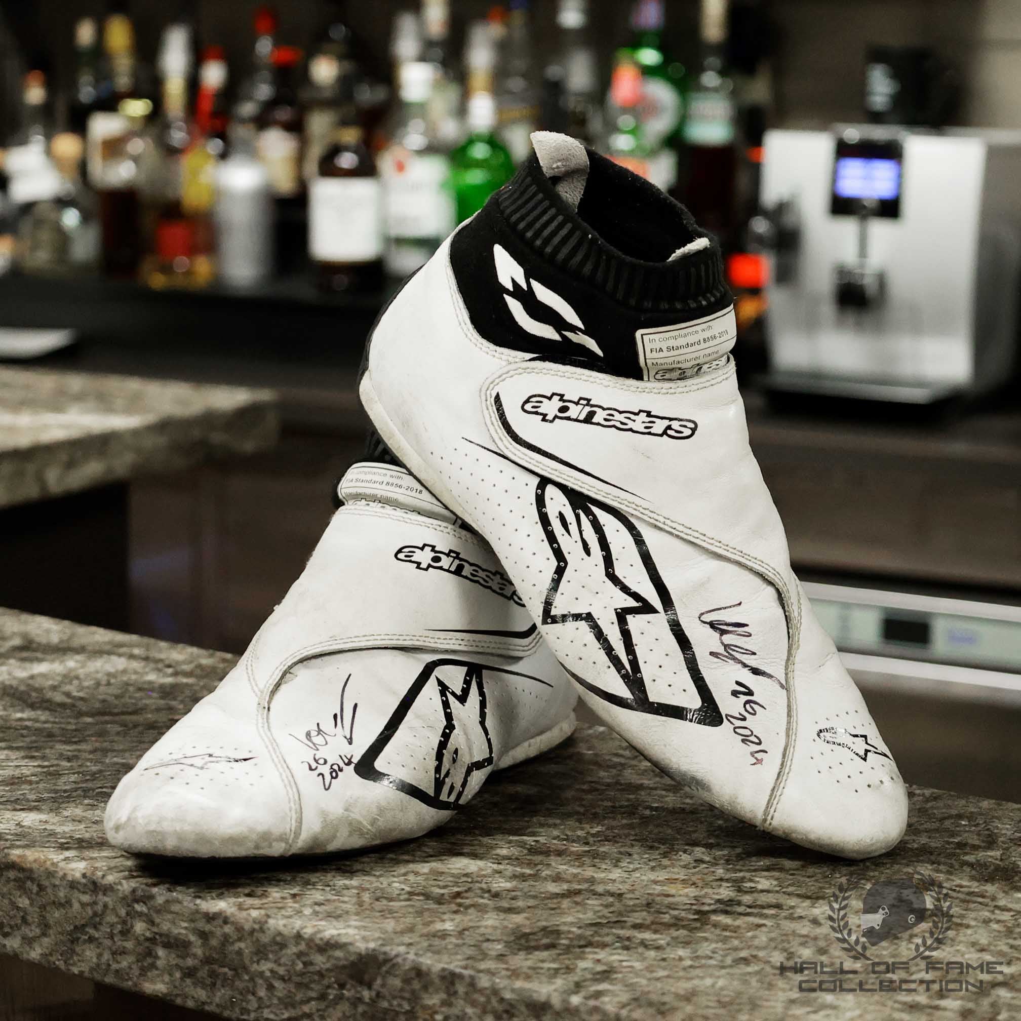2024 Louis Foster Signed Race Used Andretti Global Indy NXT Boots