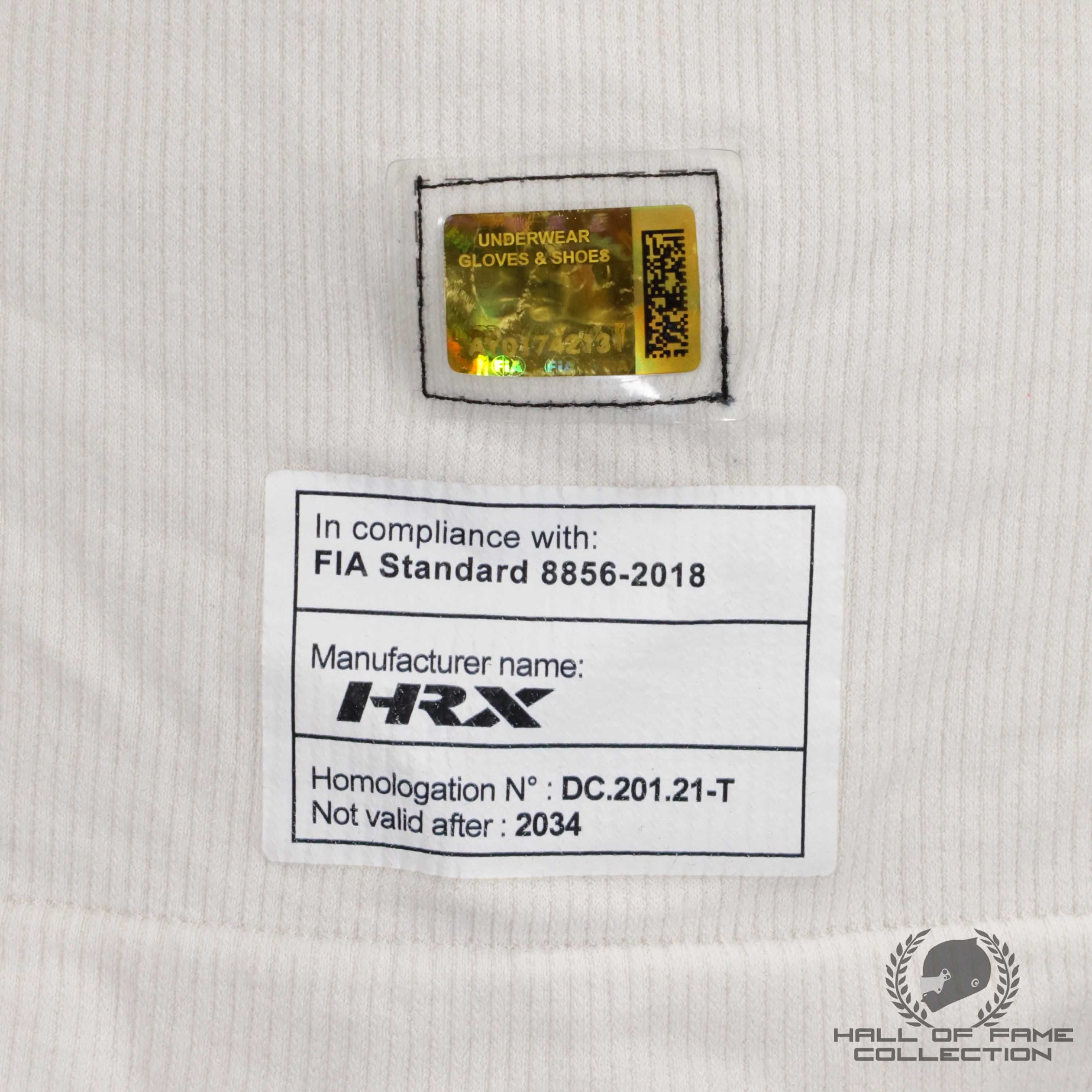 2024 Louis Foster Signed Race Used Andretti Global Indy NXT Nomex