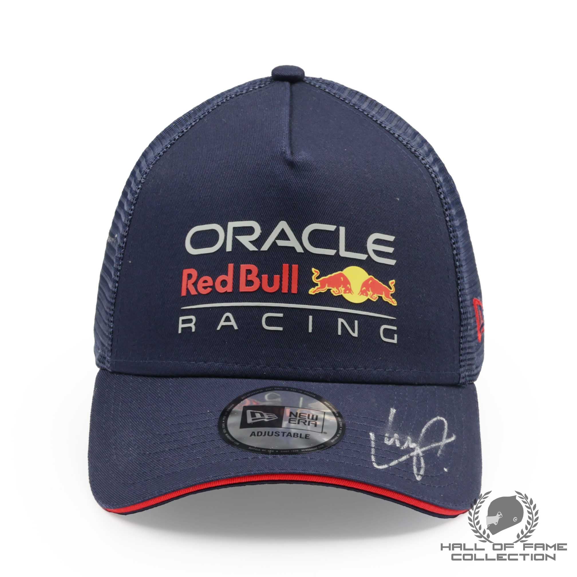 Sergio Perez Signed Red Bull Racing F1 New Era Classic Trucker Hat