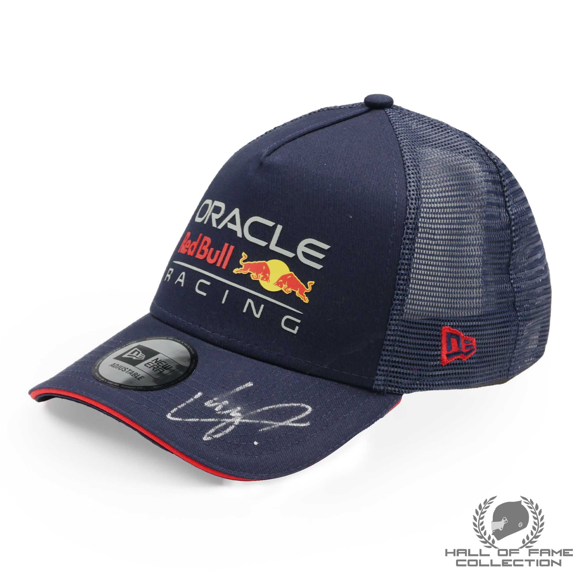 Sergio Perez Signed Red Bull Racing F1 New Era Classic Trucker Hat