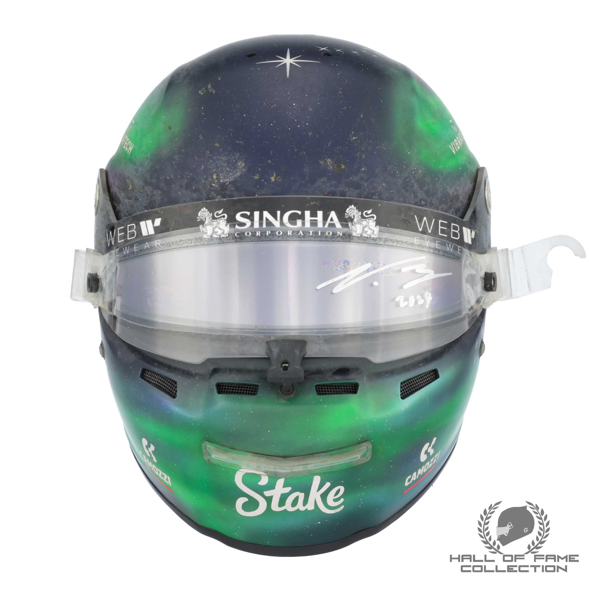 2024 Valtteri Bottas Signed Canadian Grand Prix Team Kick Sauber F1 Helmet