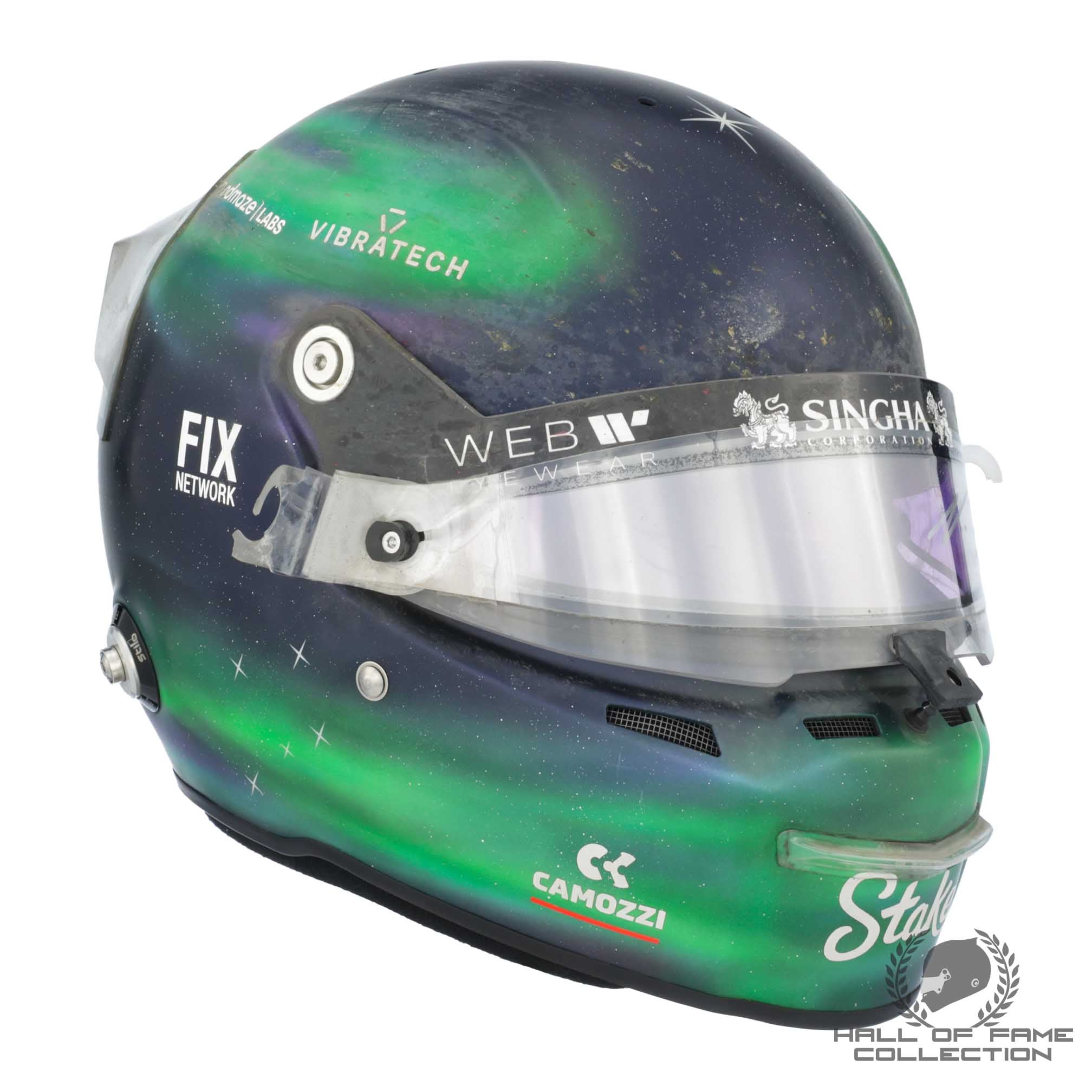 2024 Valtteri Bottas Signed Canadian Grand Prix Team Kick Sauber F1 Helmet