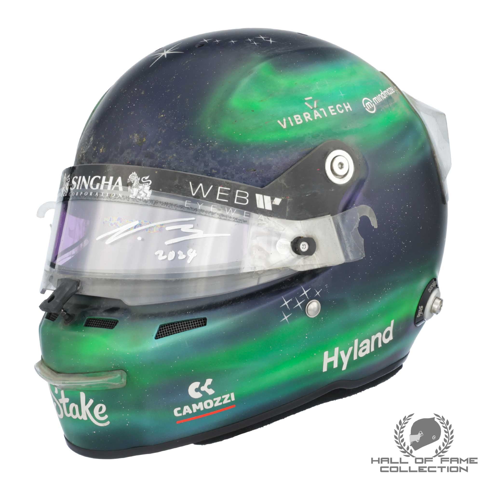 2024 Valtteri Bottas Signed Canadian Grand Prix Team Kick Sauber F1 Helmet