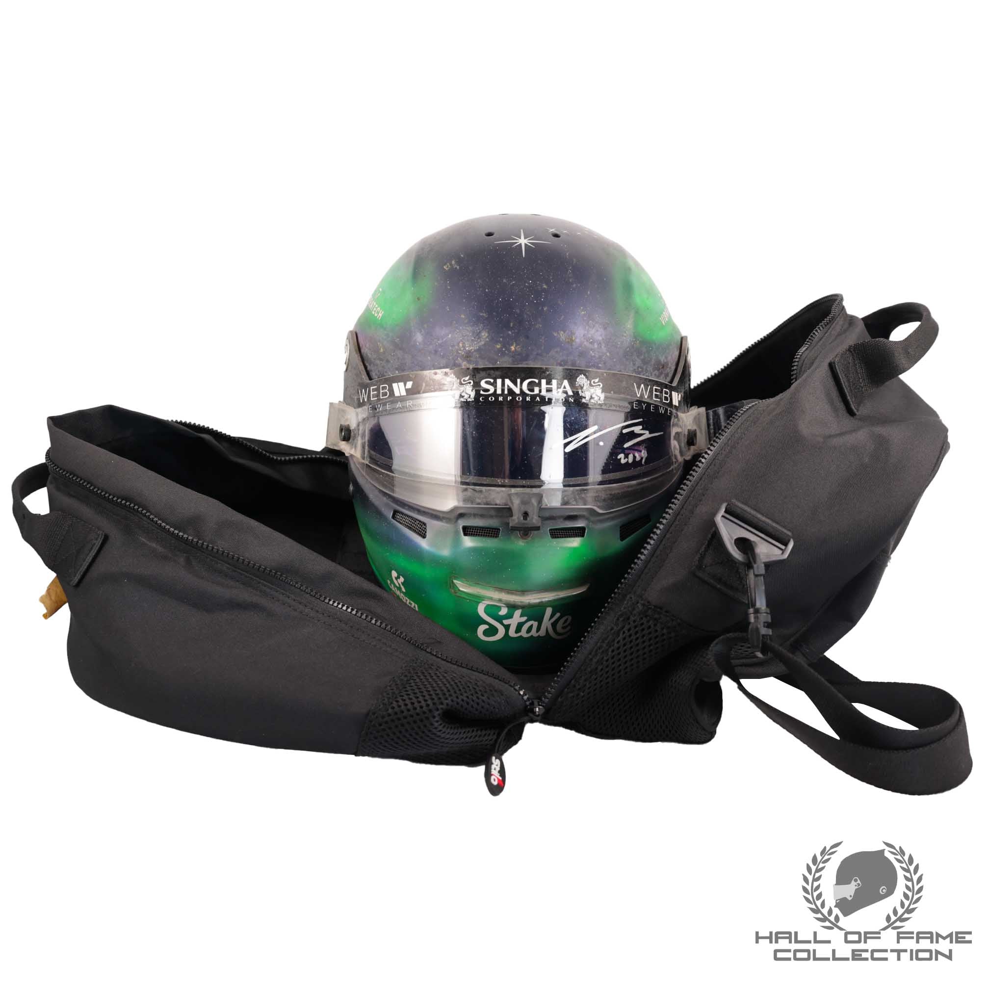 2024 Valtteri Bottas Signed Canadian Grand Prix Team Kick Sauber F1 Helmet