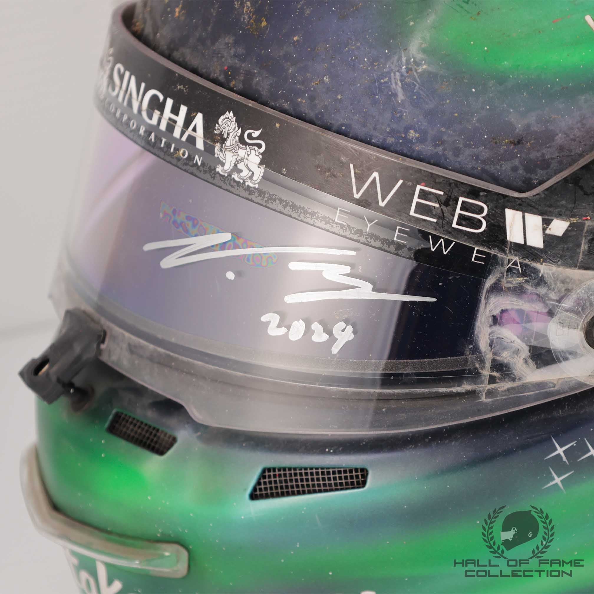 2024 Valtteri Bottas Signed Canadian Grand Prix Team Kick Sauber F1 Helmet