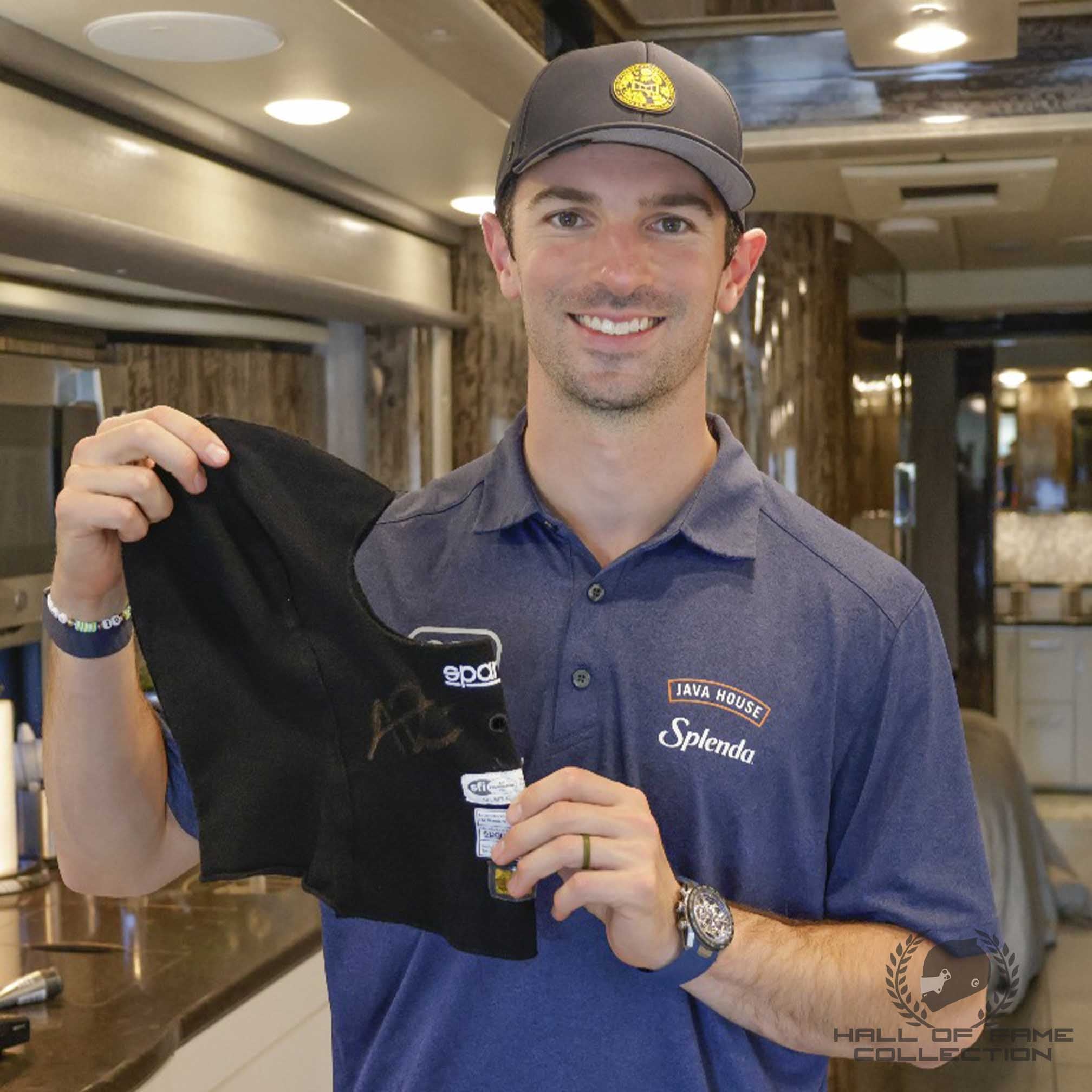 2025 Alex Rossi Signed Ed Carpenter Racing IndyCar Signed Balaclava