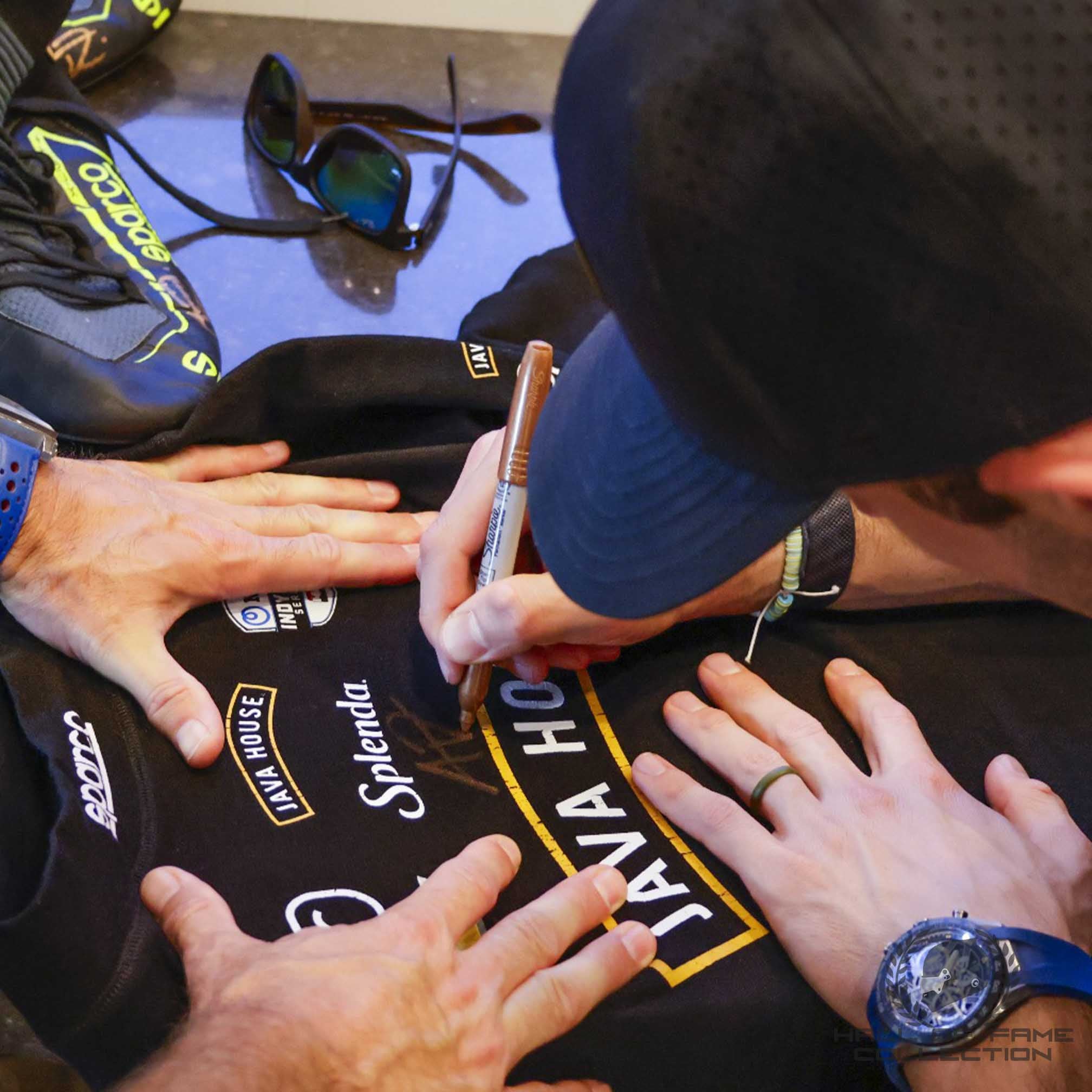 2025 Alex Rossi Signed Ed Carpenter Racing IndyCar Signed Nomex