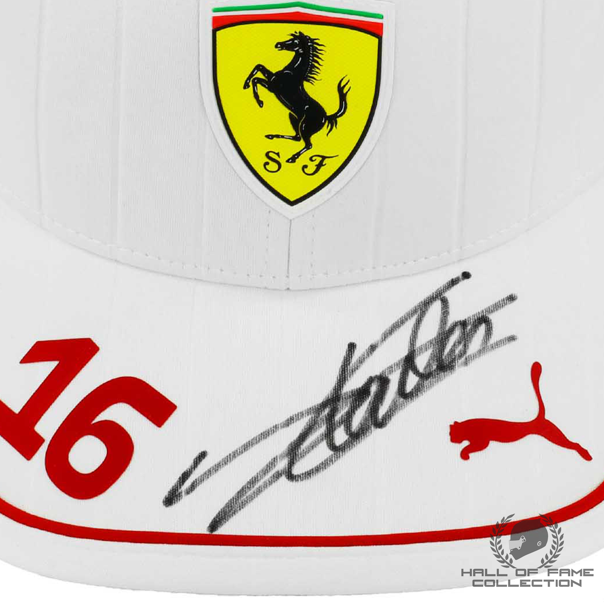 2025 Charles Leclerc Signed Miami GP Scuderia Ferrari F1 Hat