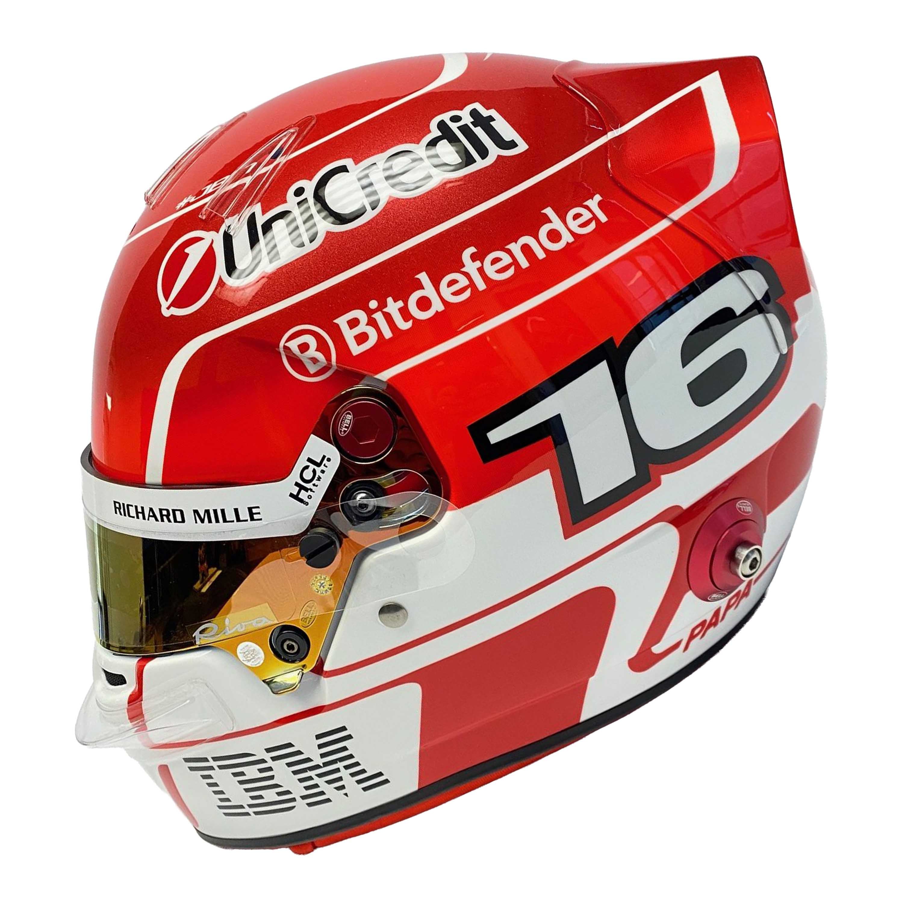 2025 Charles Leclerc Signed Official Bell Ltd Edition of 16 Replica Ferrari F1 Helmet
