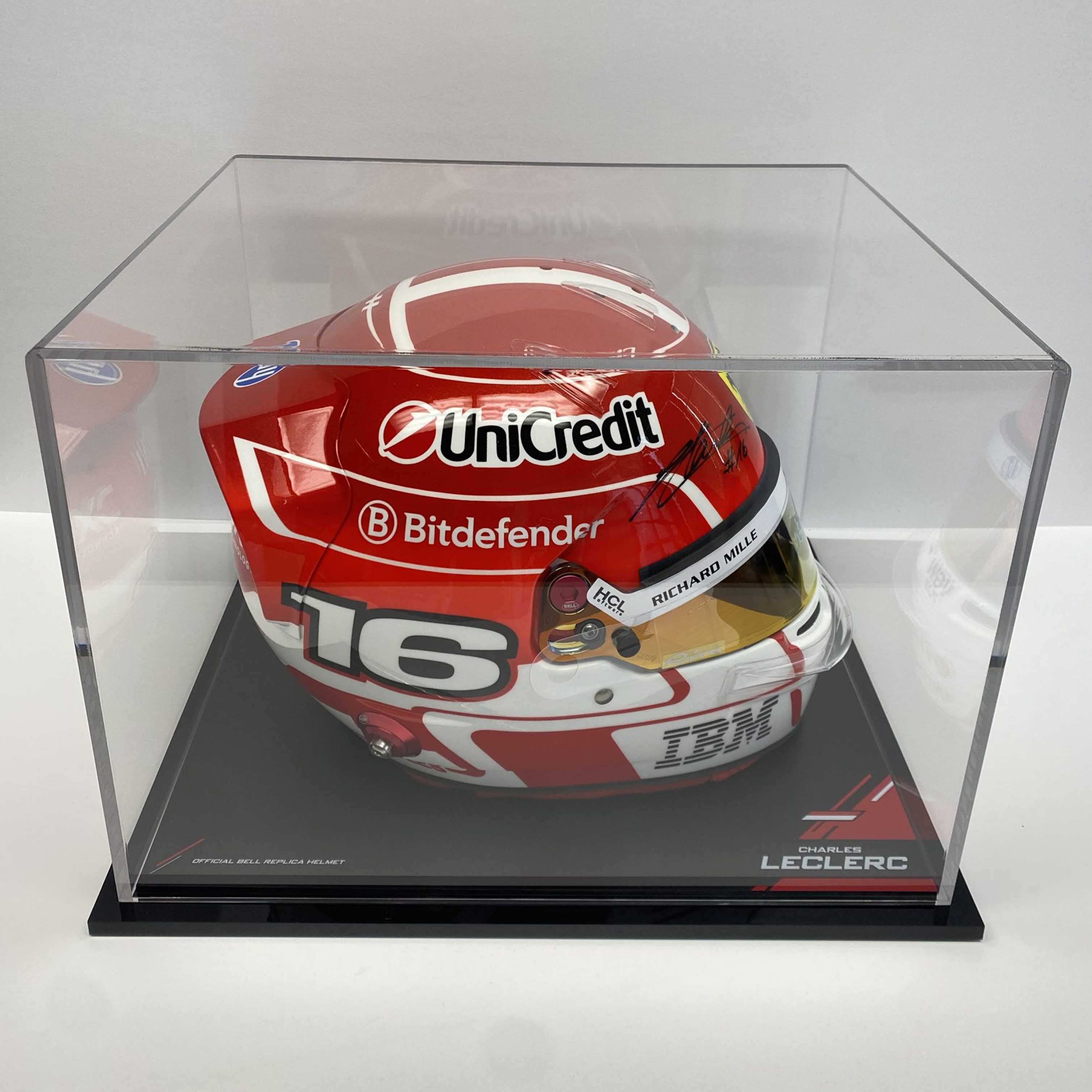2025 Charles Leclerc Signed Official Bell Ltd Edition of 16 Replica Ferrari F1 Helmet