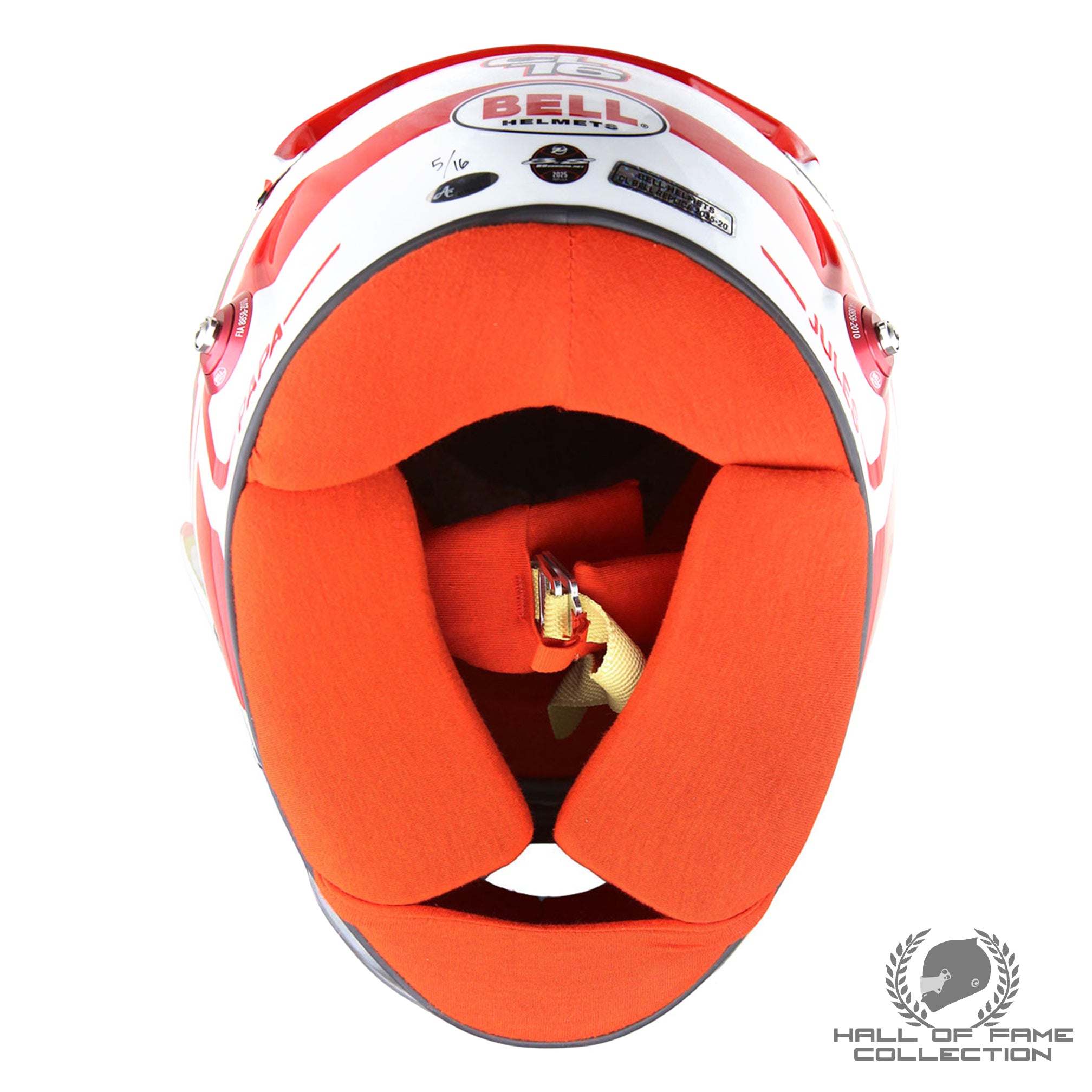 2025 Charles Leclerc Signed Official Bell Ltd Edition of 16 Replica Ferrari F1 Helmet