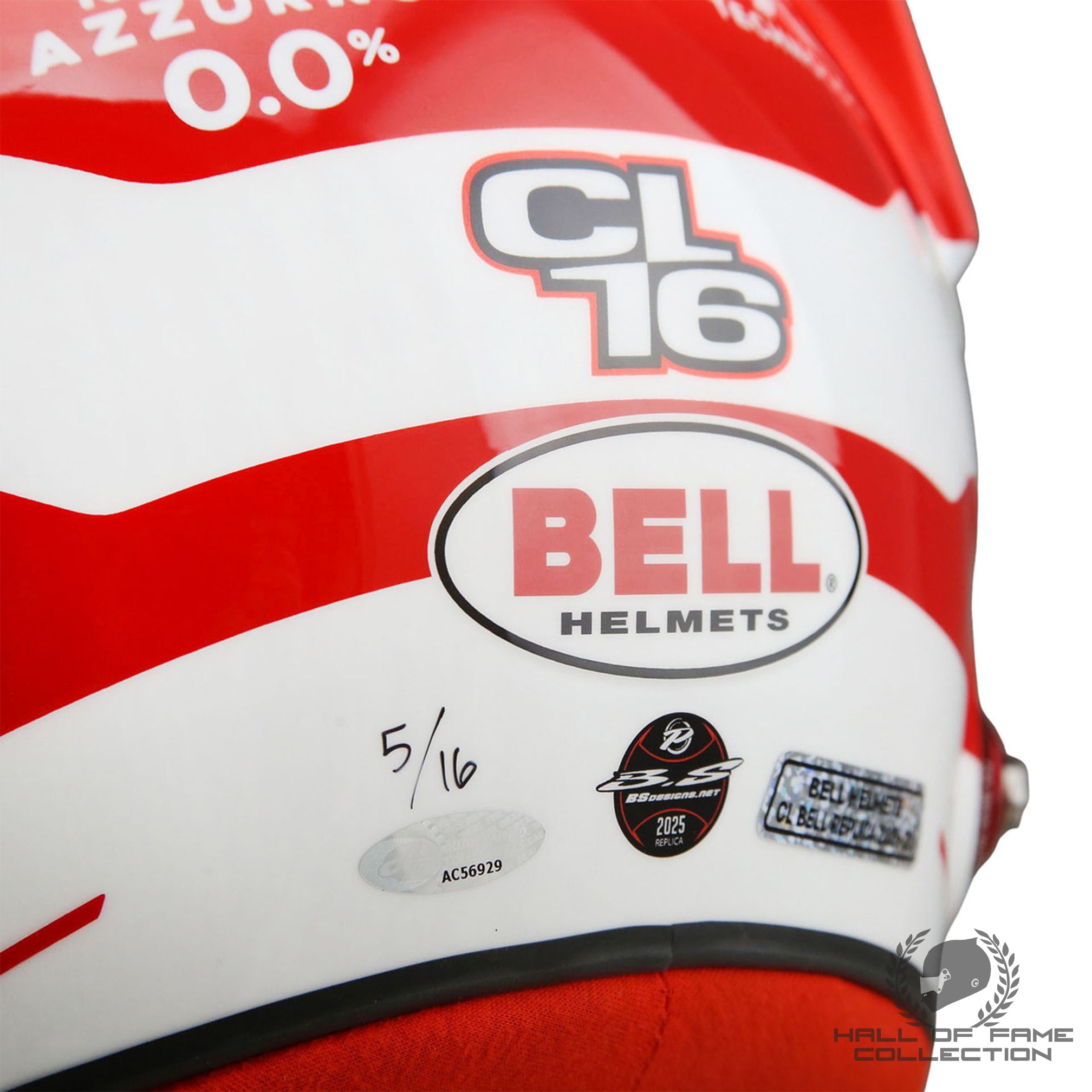 2025 Charles Leclerc Signed Official Bell Ltd Edition of 16 Replica Ferrari F1 Helmet