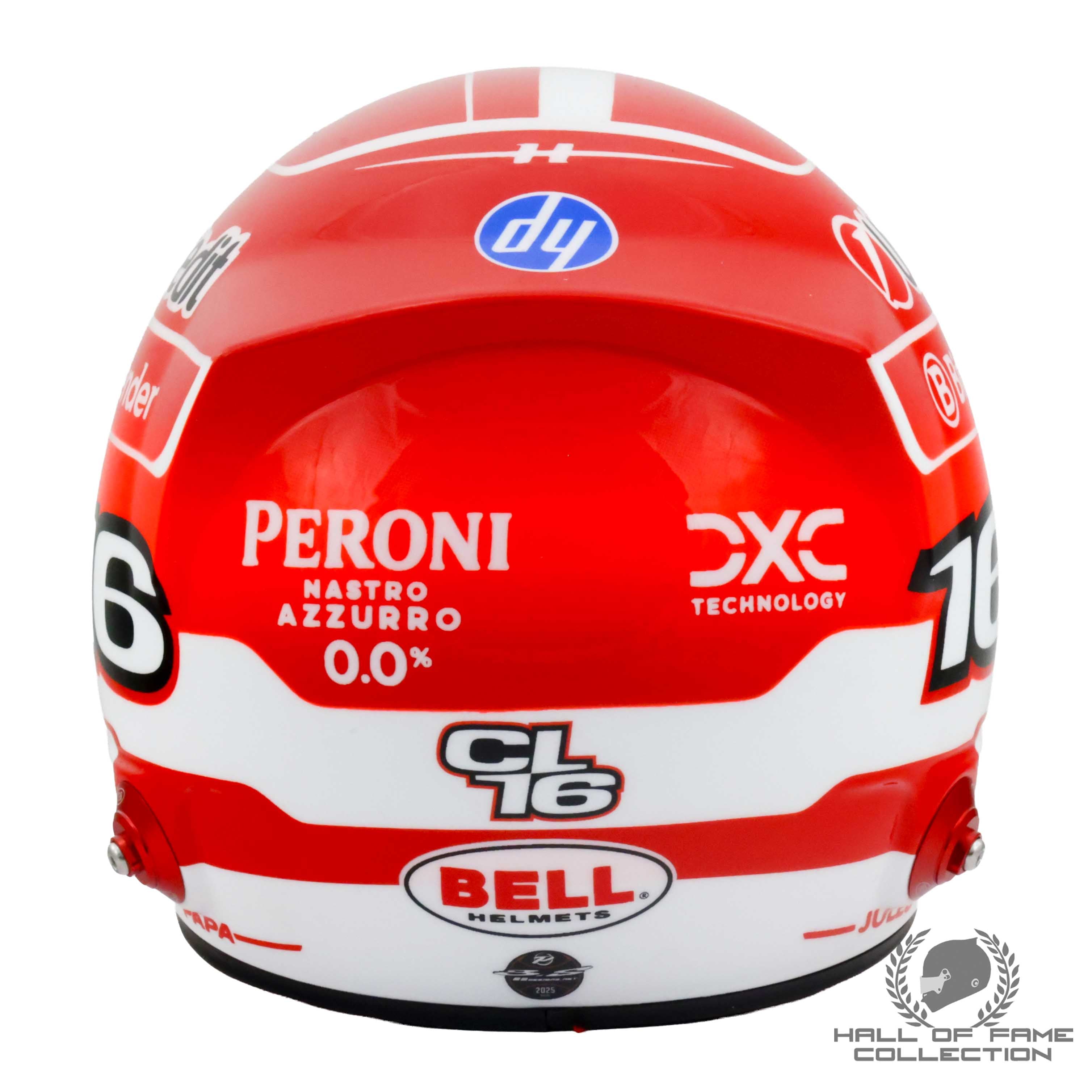 2025 Charles Leclerc Signed Scuderia Ferrari 1:2 Scale F1 Helmet
