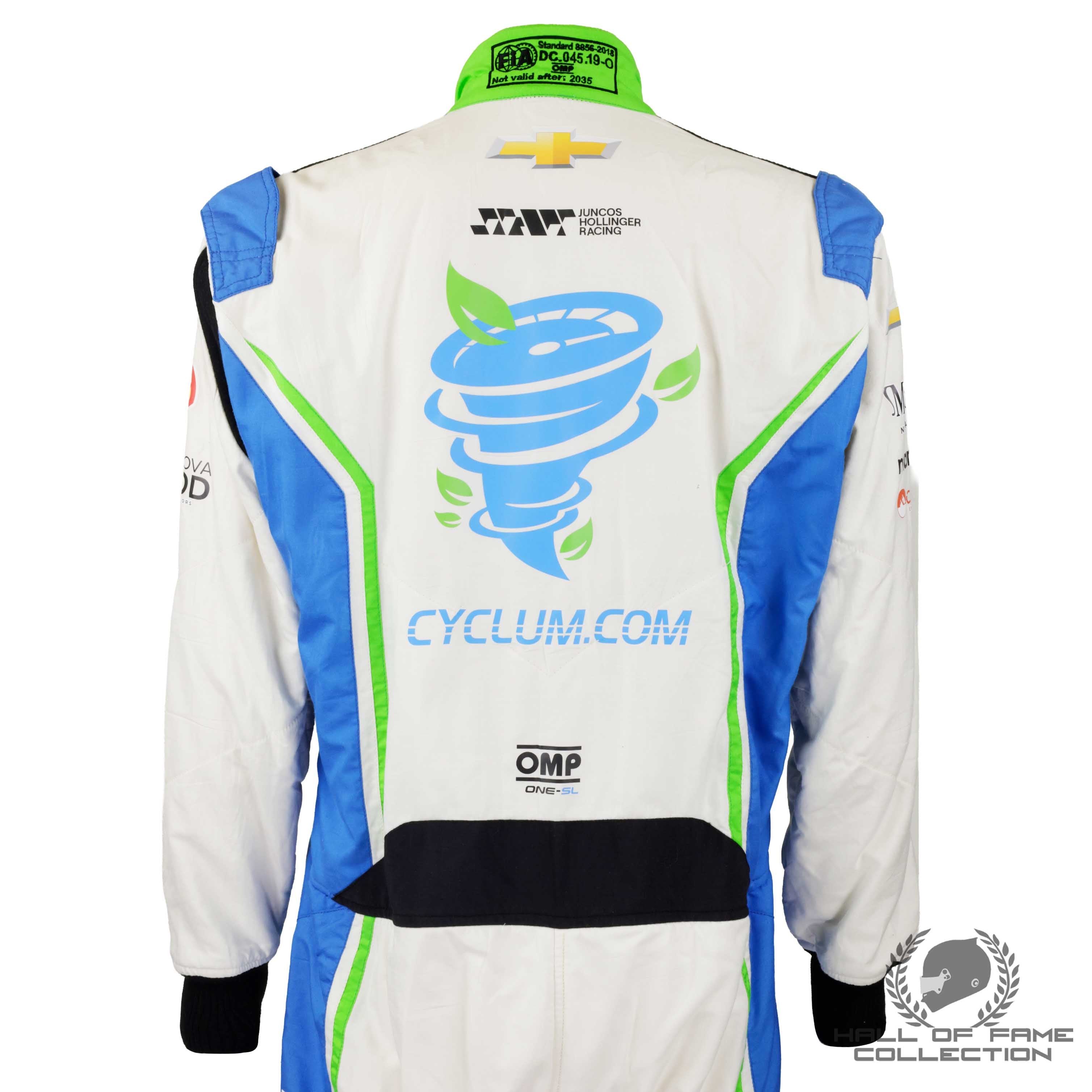 2025 Conor Daly Signed Indy GP Juncos Hollinger Racing Indycar Suit