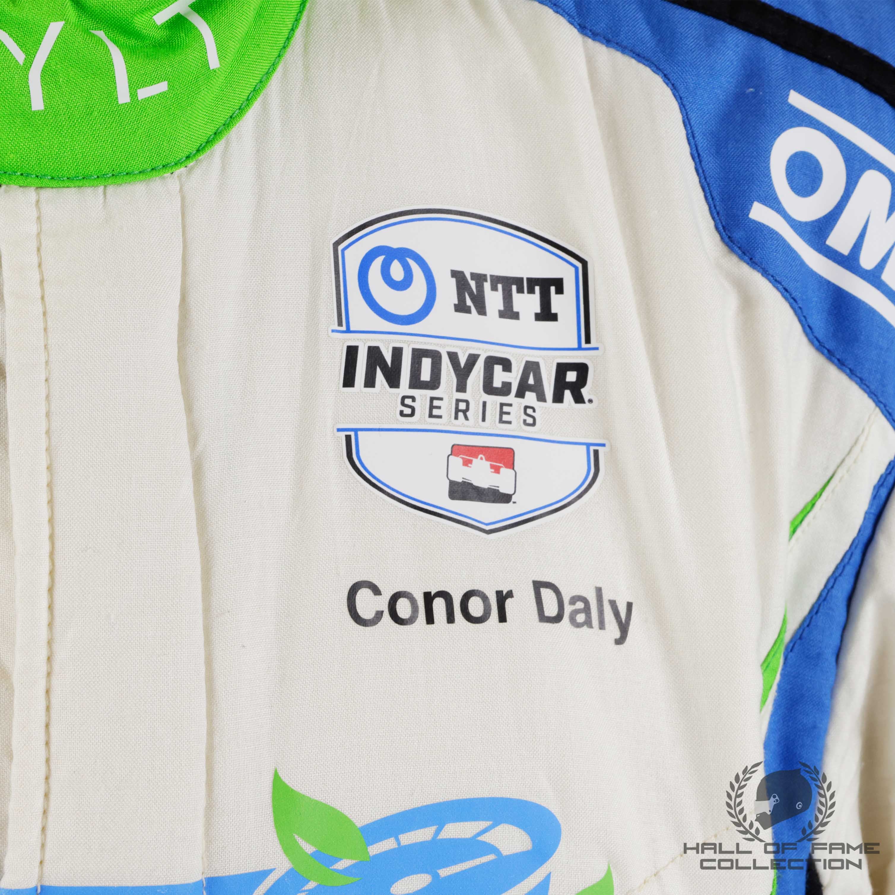 2025 Conor Daly Signed Indy GP Juncos Hollinger Racing Indycar Suit