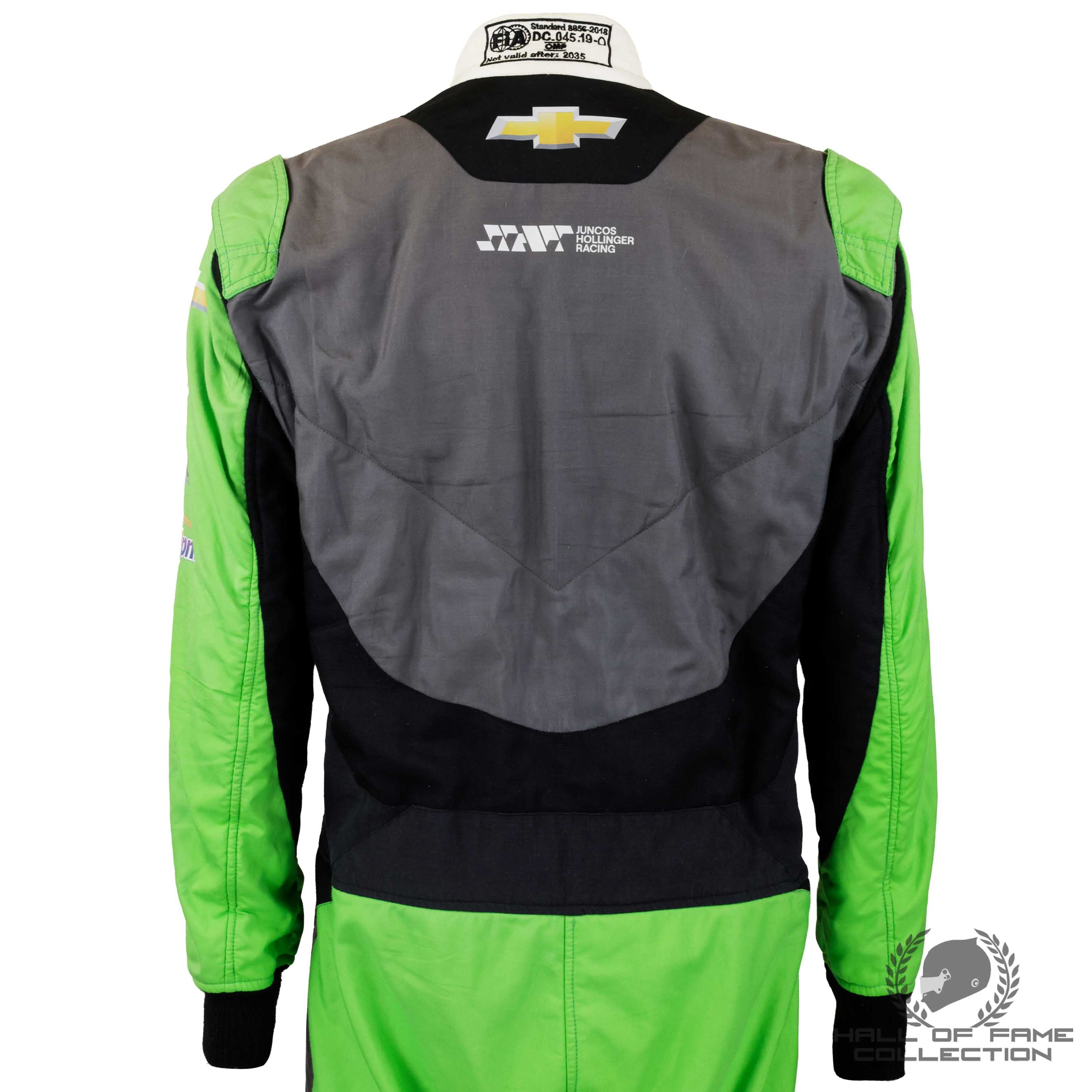 2025 Conor Daly Signed Race Used Juncos Hollinger Racing Indycar Suit