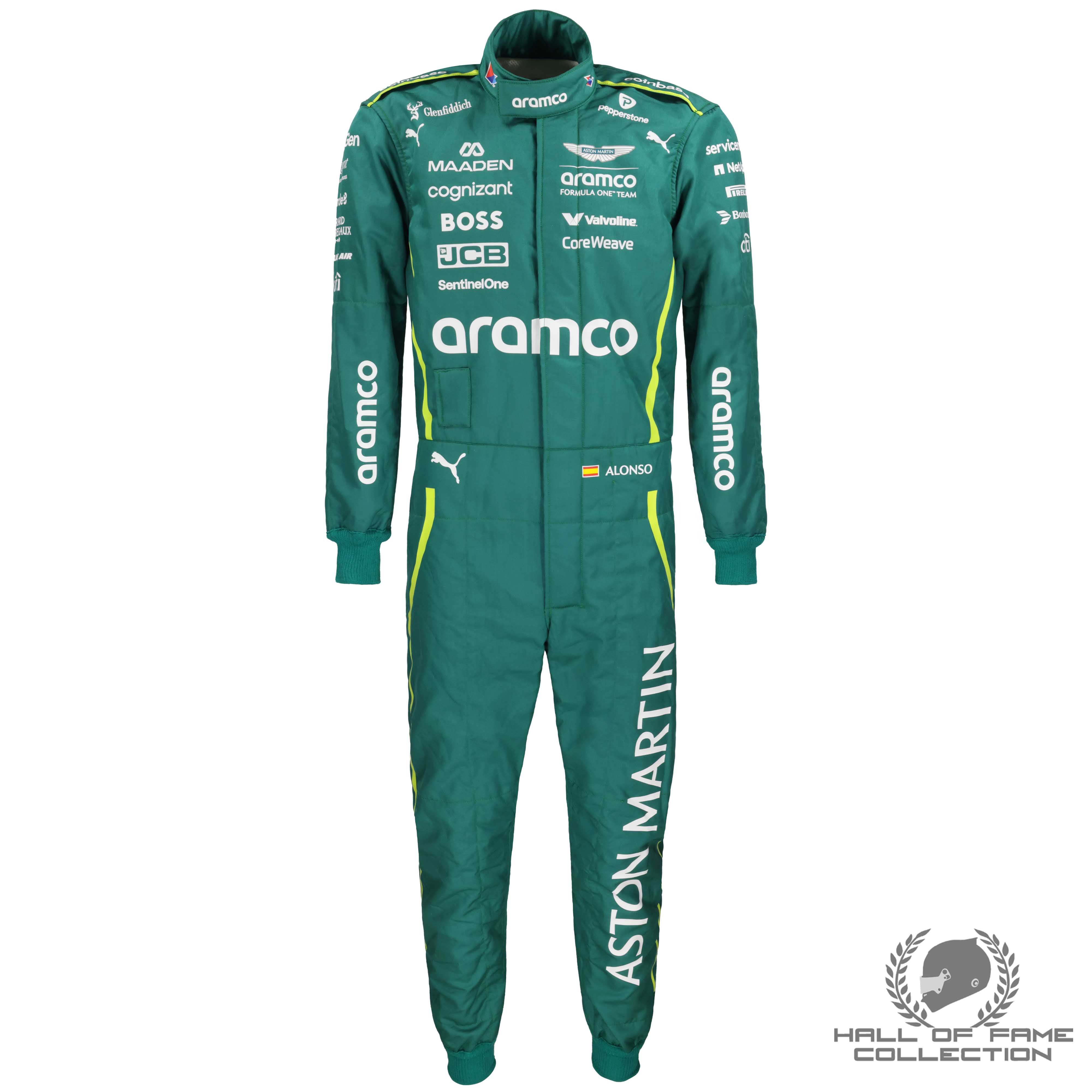 2025 Fernando Alonso Original Used Aston Martin F1 Suit