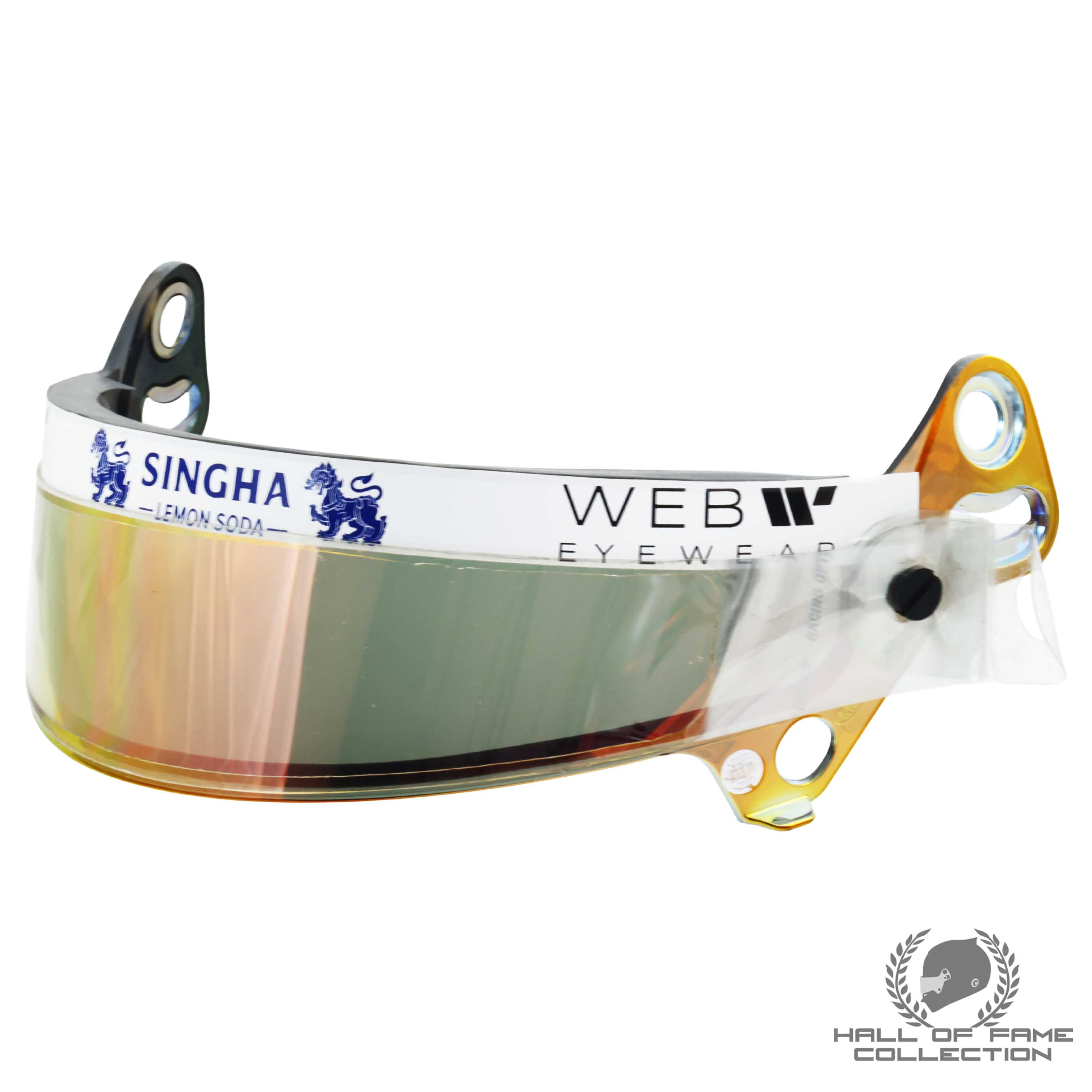 2025 Gabriel Bortoletto Race Used Rookie Season Stake Sauber F1 Visor