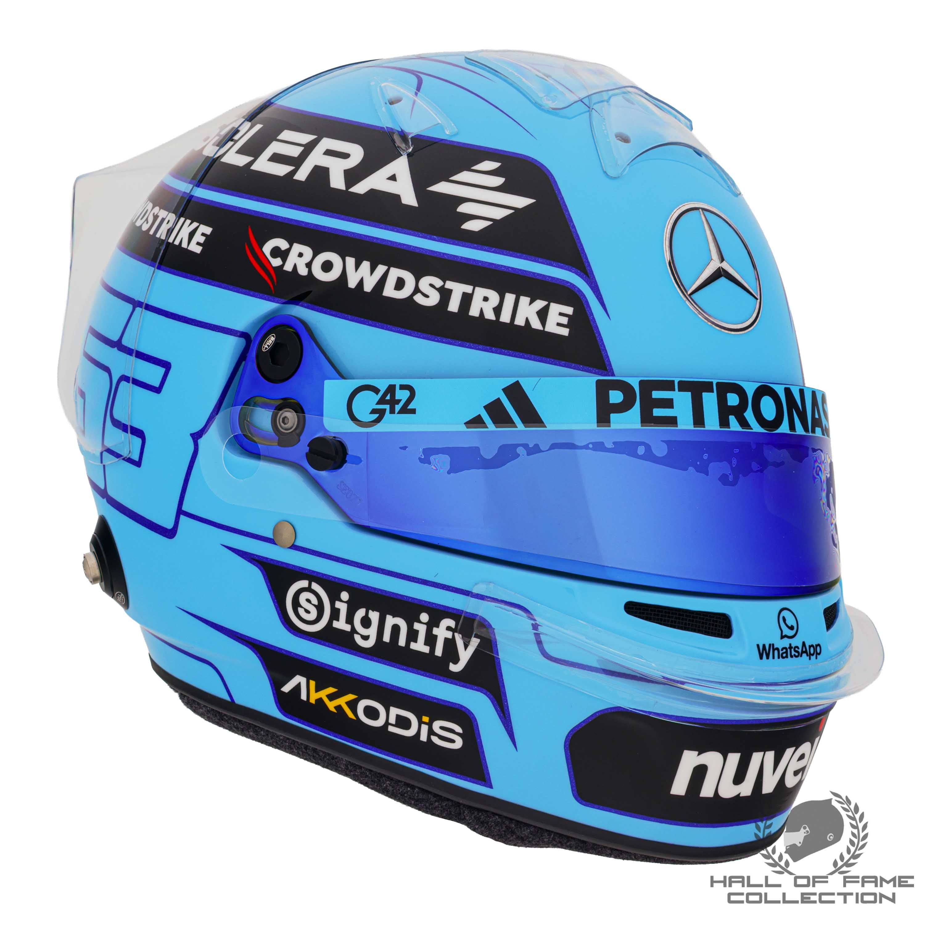 2025 George Russell Official Bell Replica Mercedes F1 Helmet