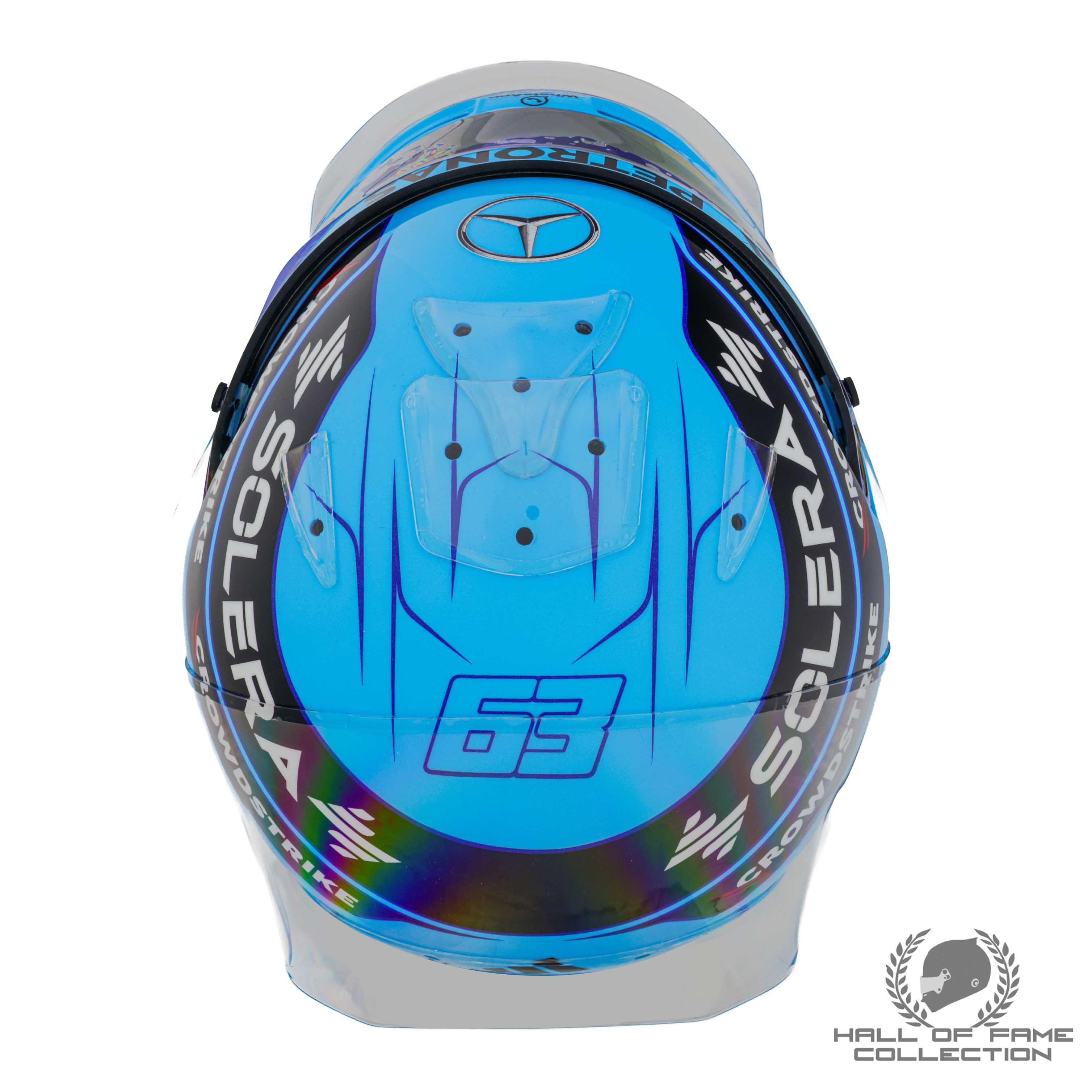 2025 George Russell Official Bell Replica Mercedes F1 Helmet