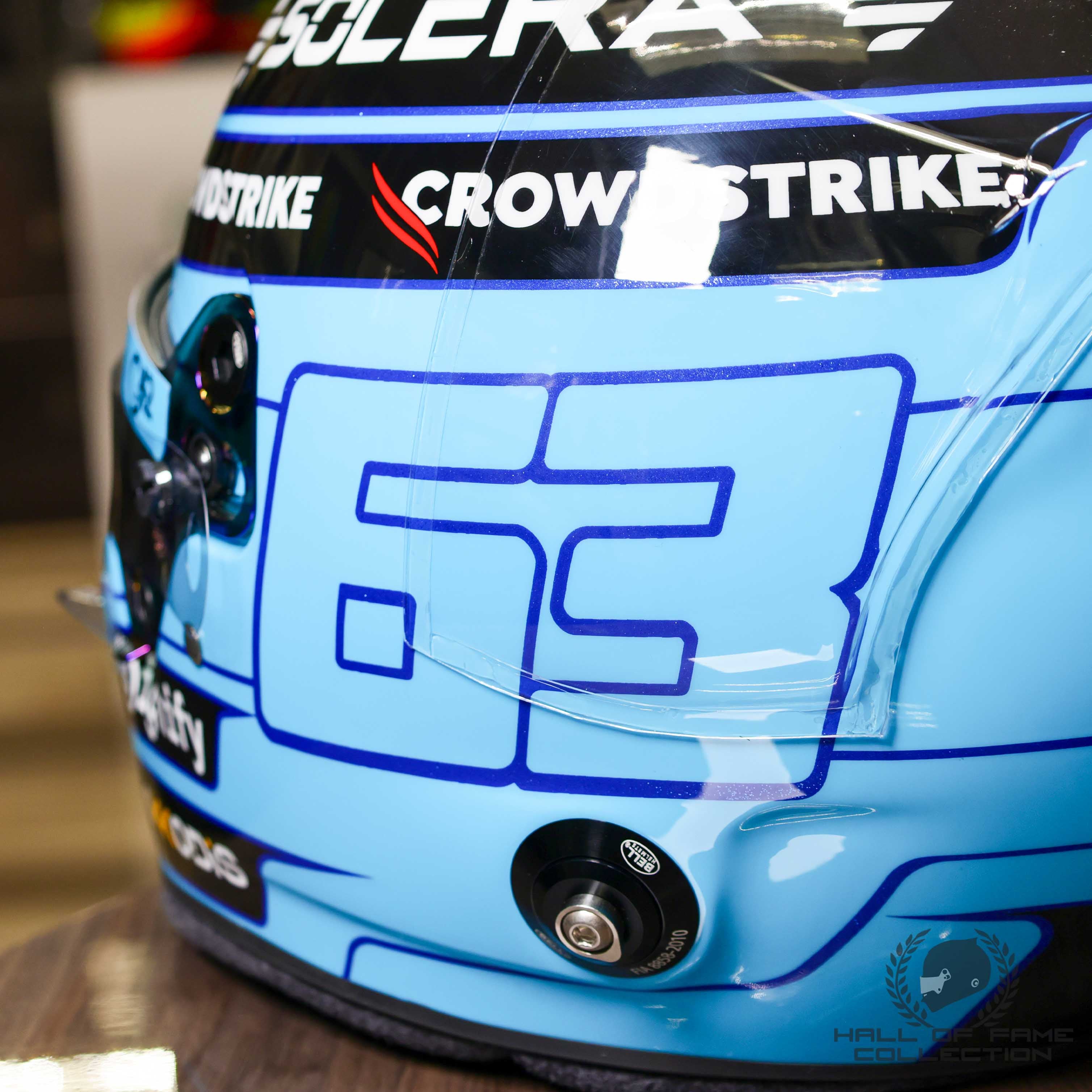 2025 George Russell Official Bell Replica Mercedes F1 Helmet